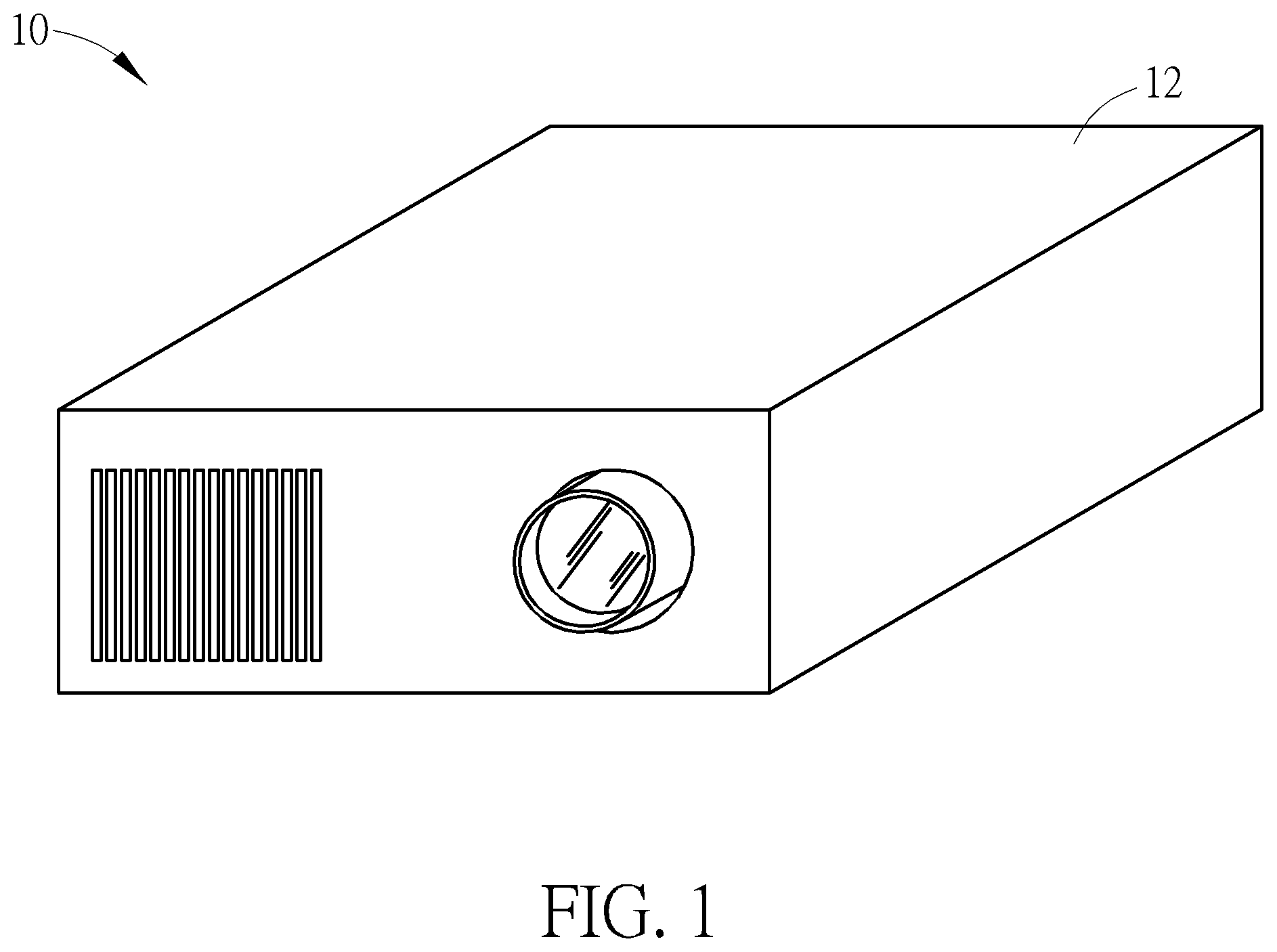 Patent US12366794 — Optical engine device with heat dissipation function and projector thereof — Figure 1