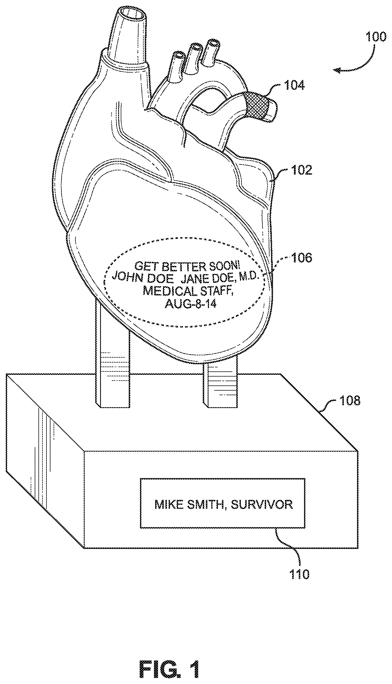 Patent US12366841 Figure 1 – Post-medical-procedure therapy device manufactured based on medical imagery and customized information of patient and method of manufacturing the same