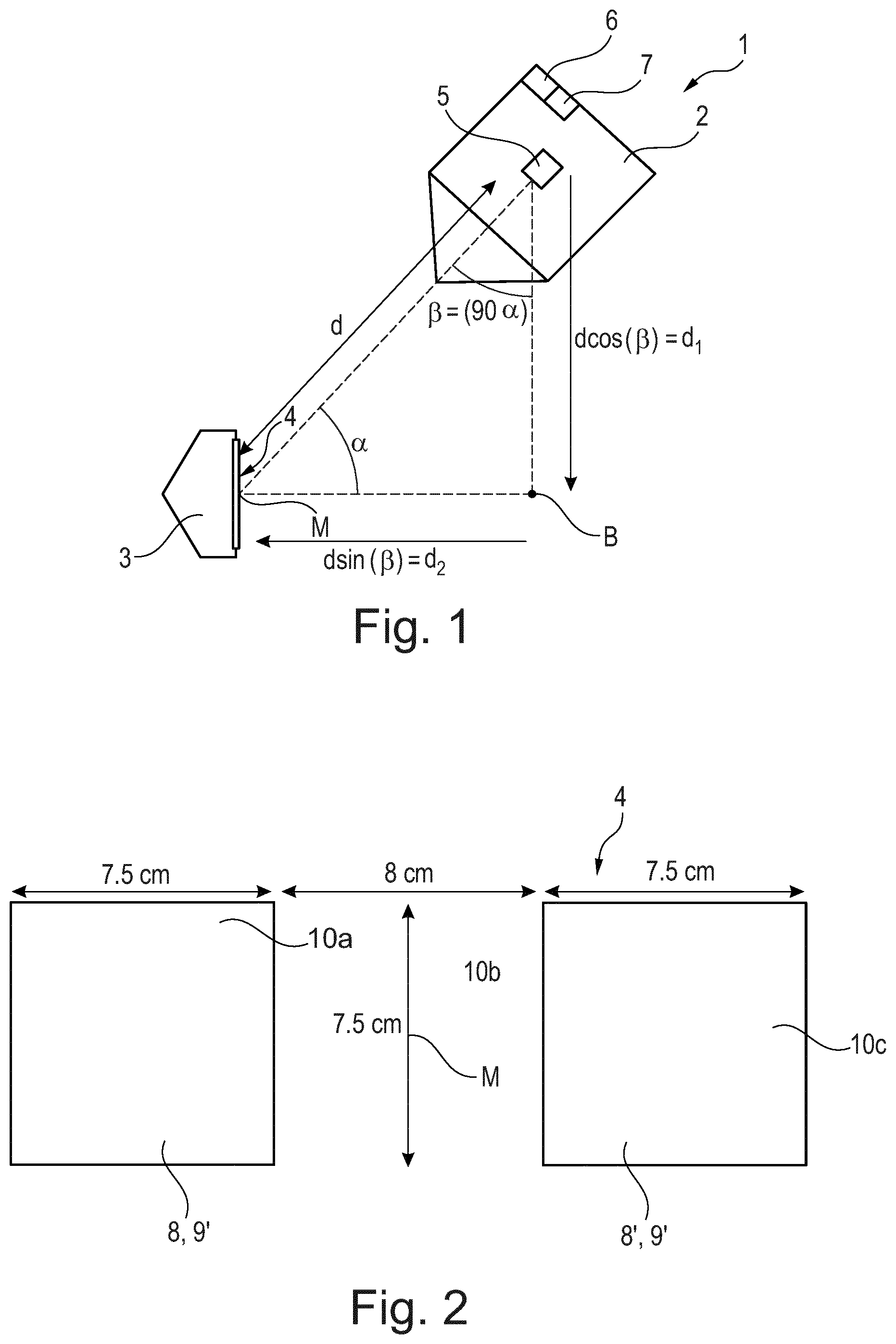 Patent US12366864 — Cleaning system comprising a self-driving cleaning robot and a charging station, and method for moving the cleaning robot to the charging station — Figure 1