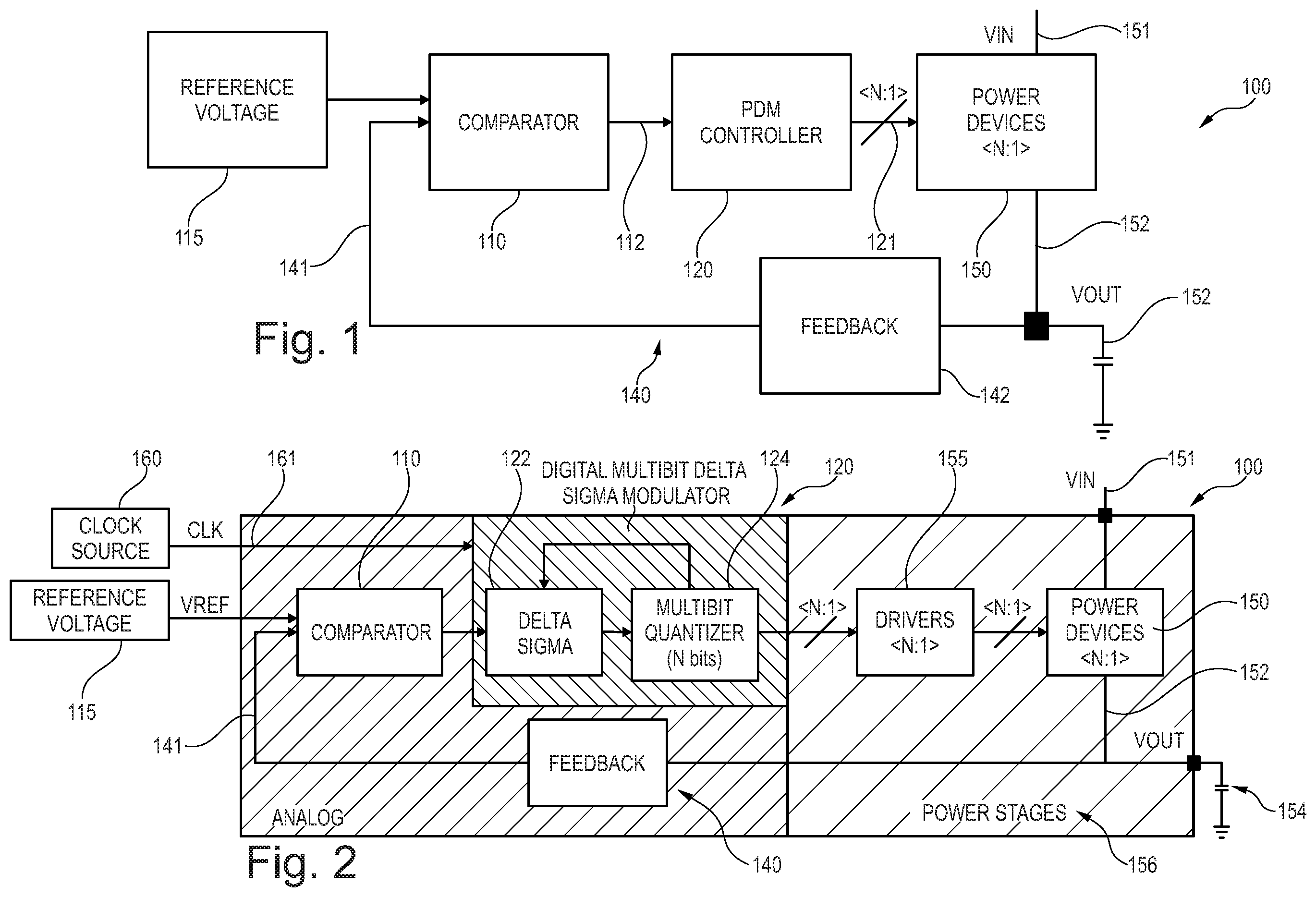Patent US12366874 — Voltage regulation using a delta-sigma modulator, device and method — Figure 1