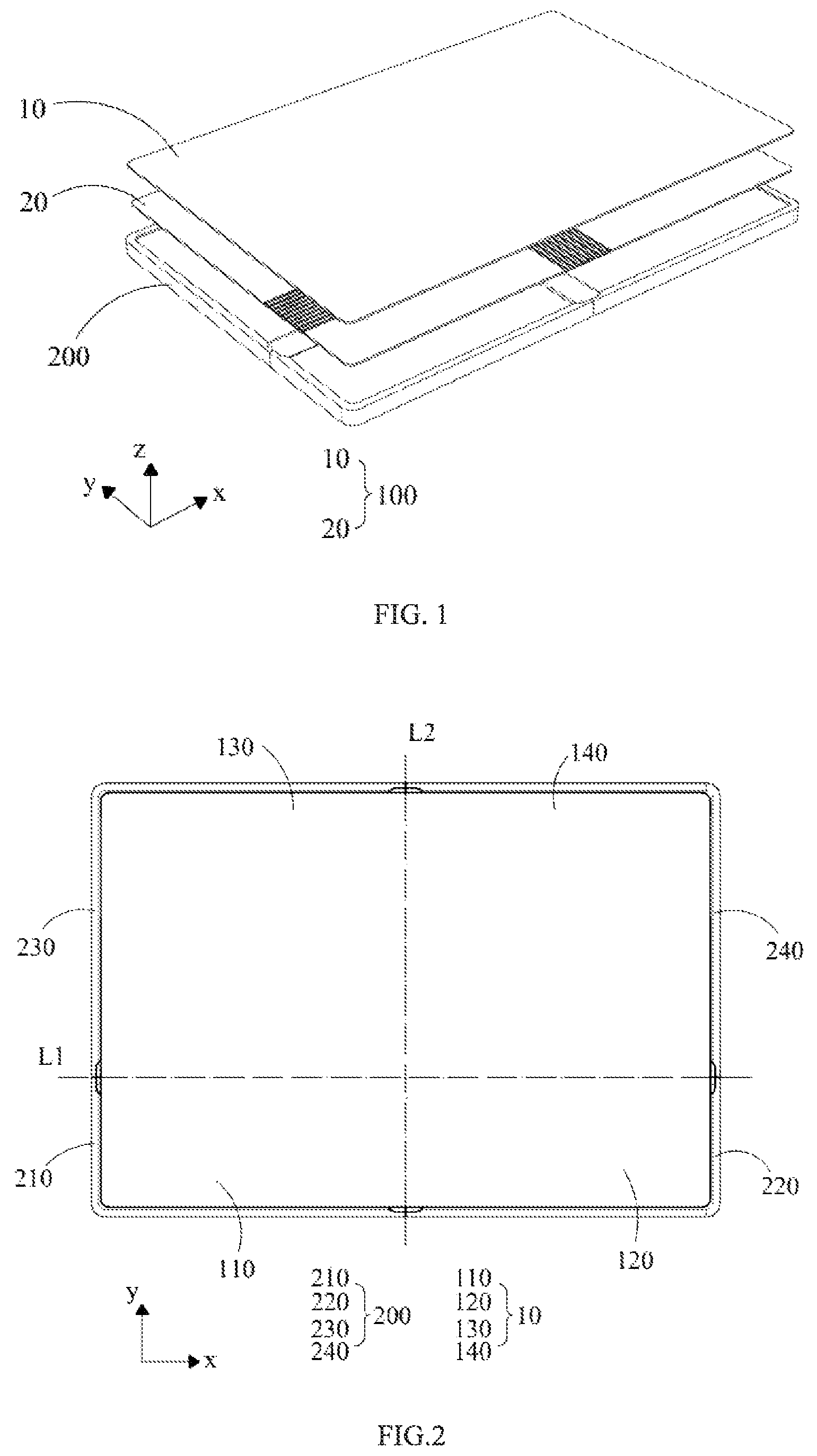 Patent US12366891 — Support plate, flexible display panel, and electronic device — Figure 1