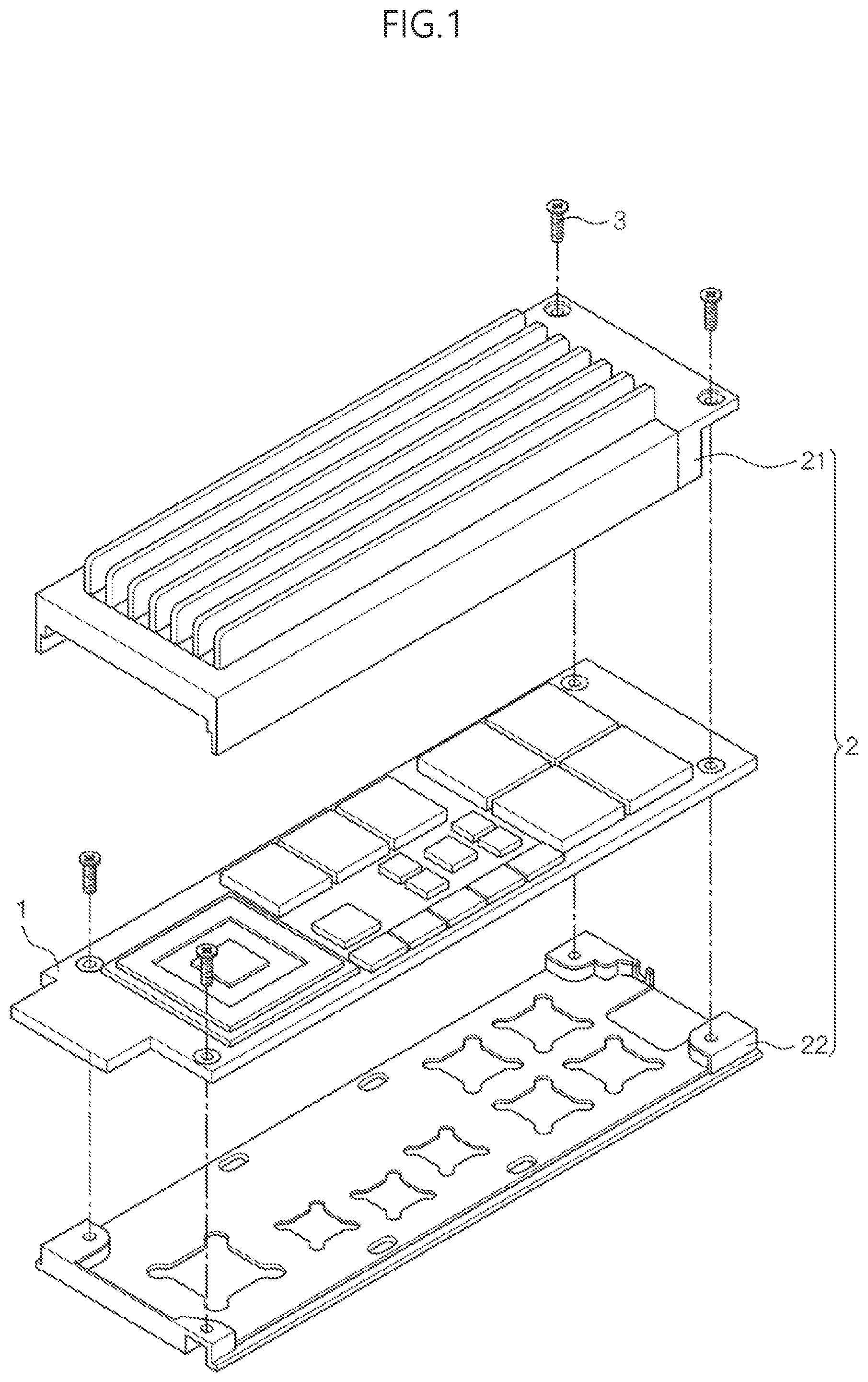 Patent US12366892 — Contact gasket, SSD case including the same, and method for manufacturing the same — Figure 1