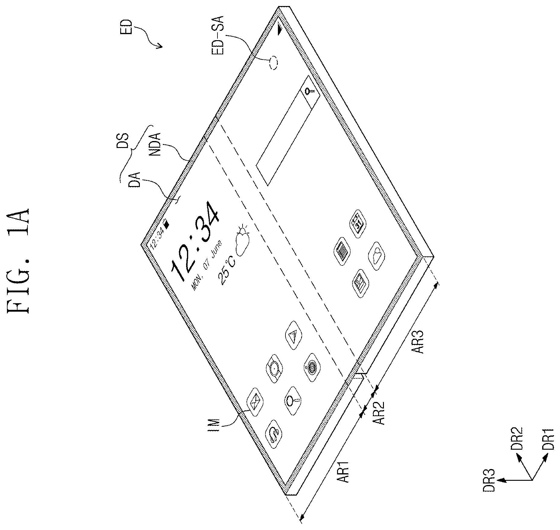 Patent US12366900 — Electronic device — Figure 1