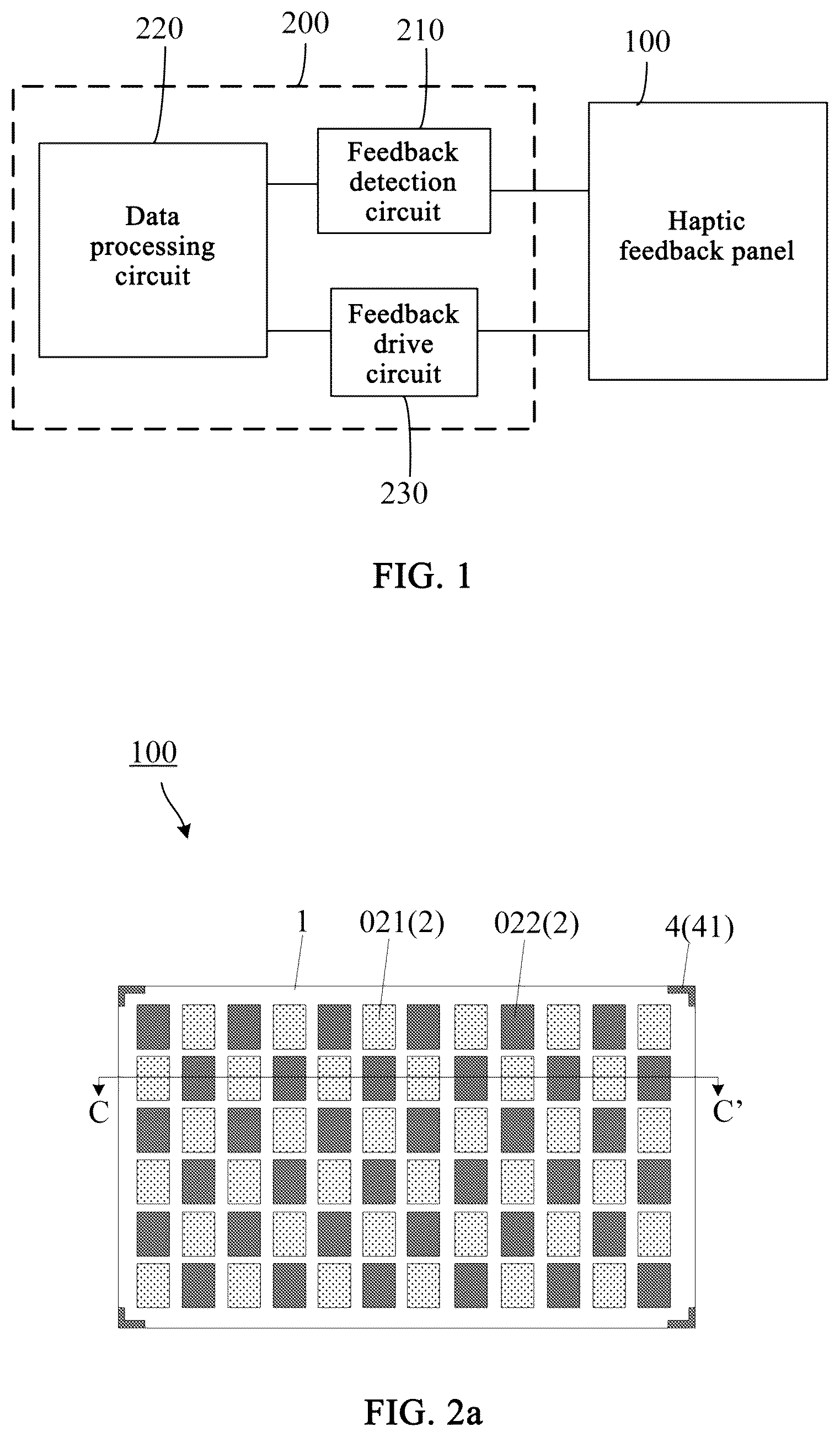 Patent US12366922 — Drive control circuit, driving method thereof, and haptic feedback apparatus — Figure 1