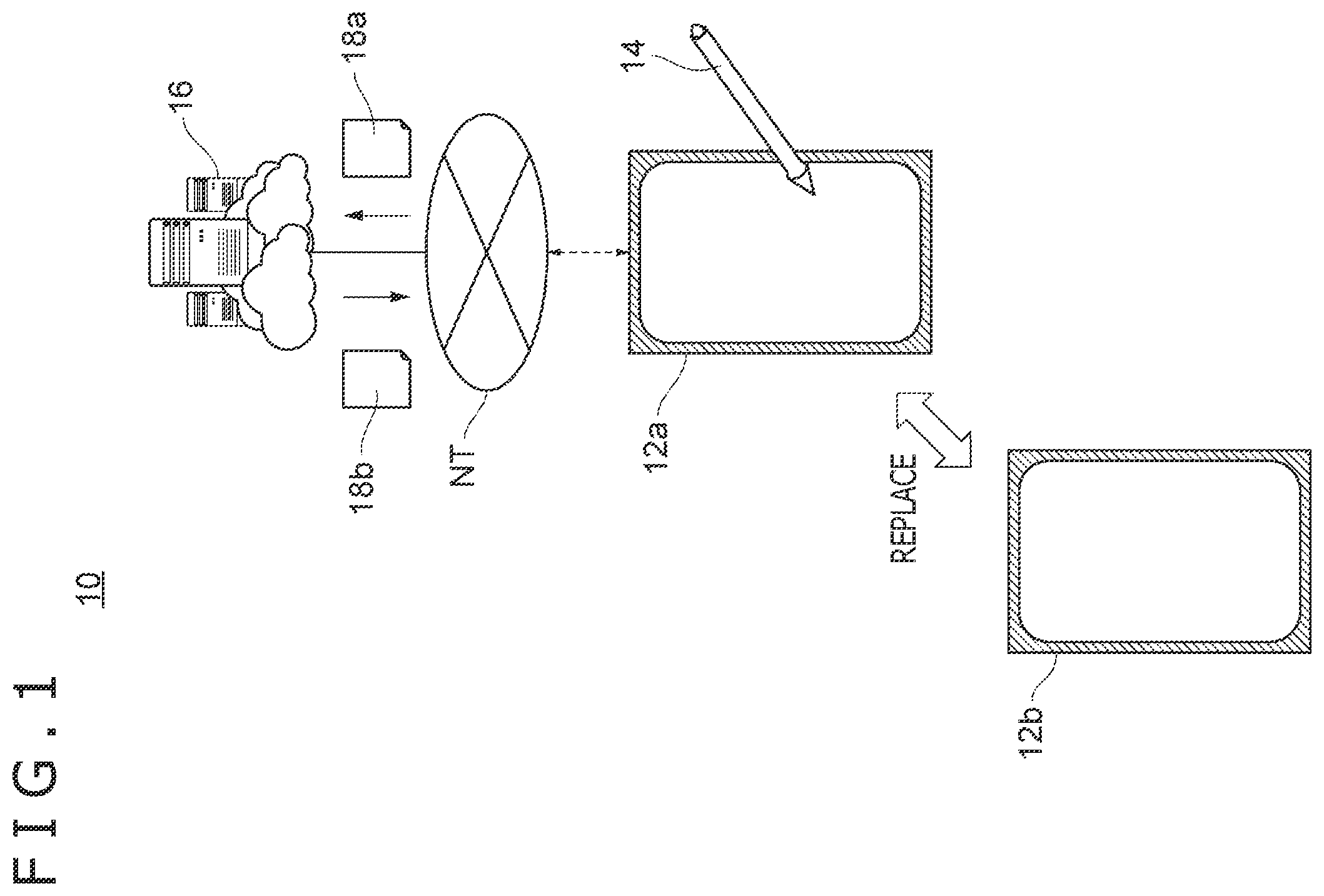 Patent US12366930 — Input support apparatus, method, computer-readable medium, and input system — Figure 1