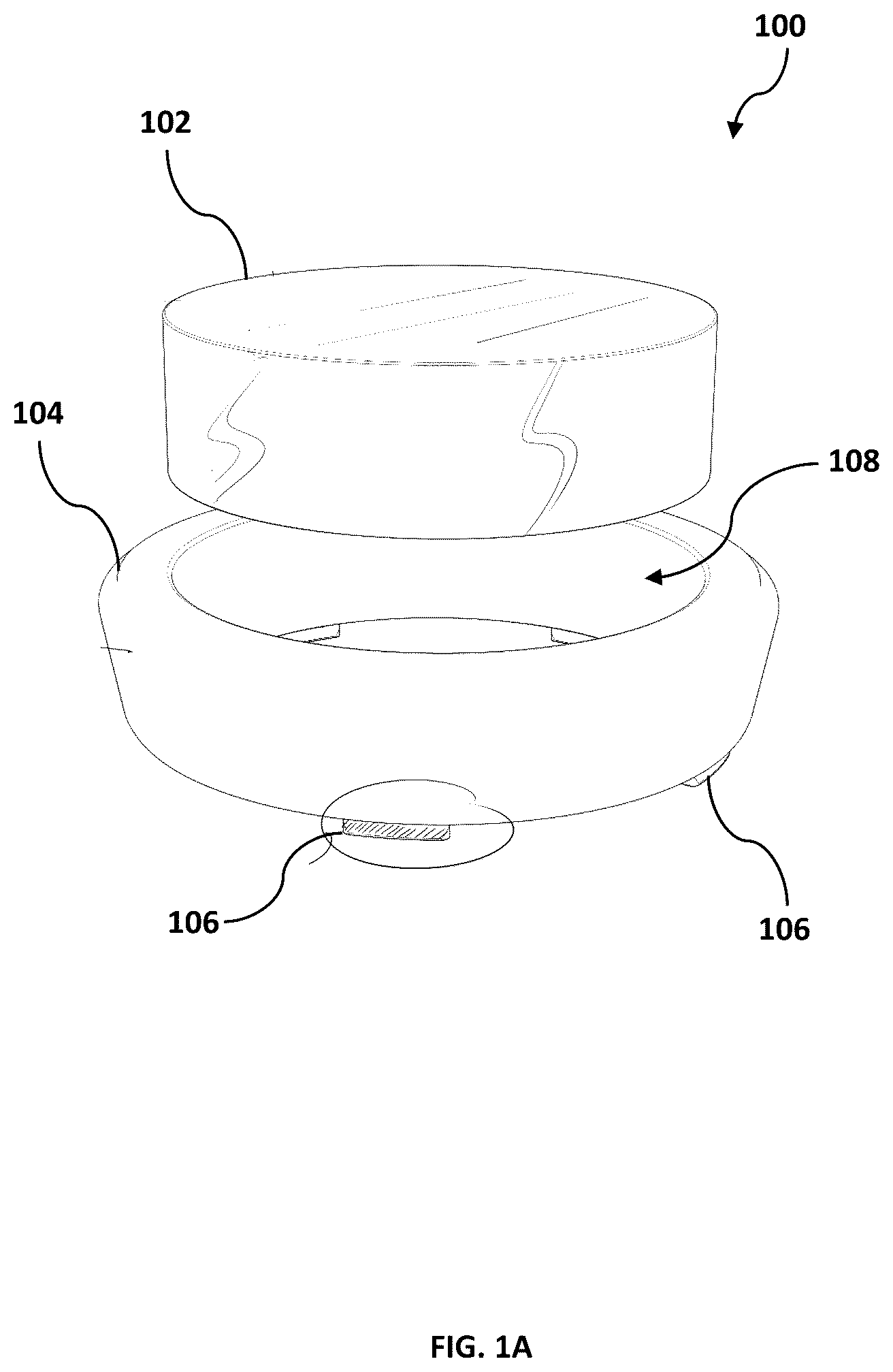 Patent US12366936 — Control mechanism for touchscreen interface — Figure 1