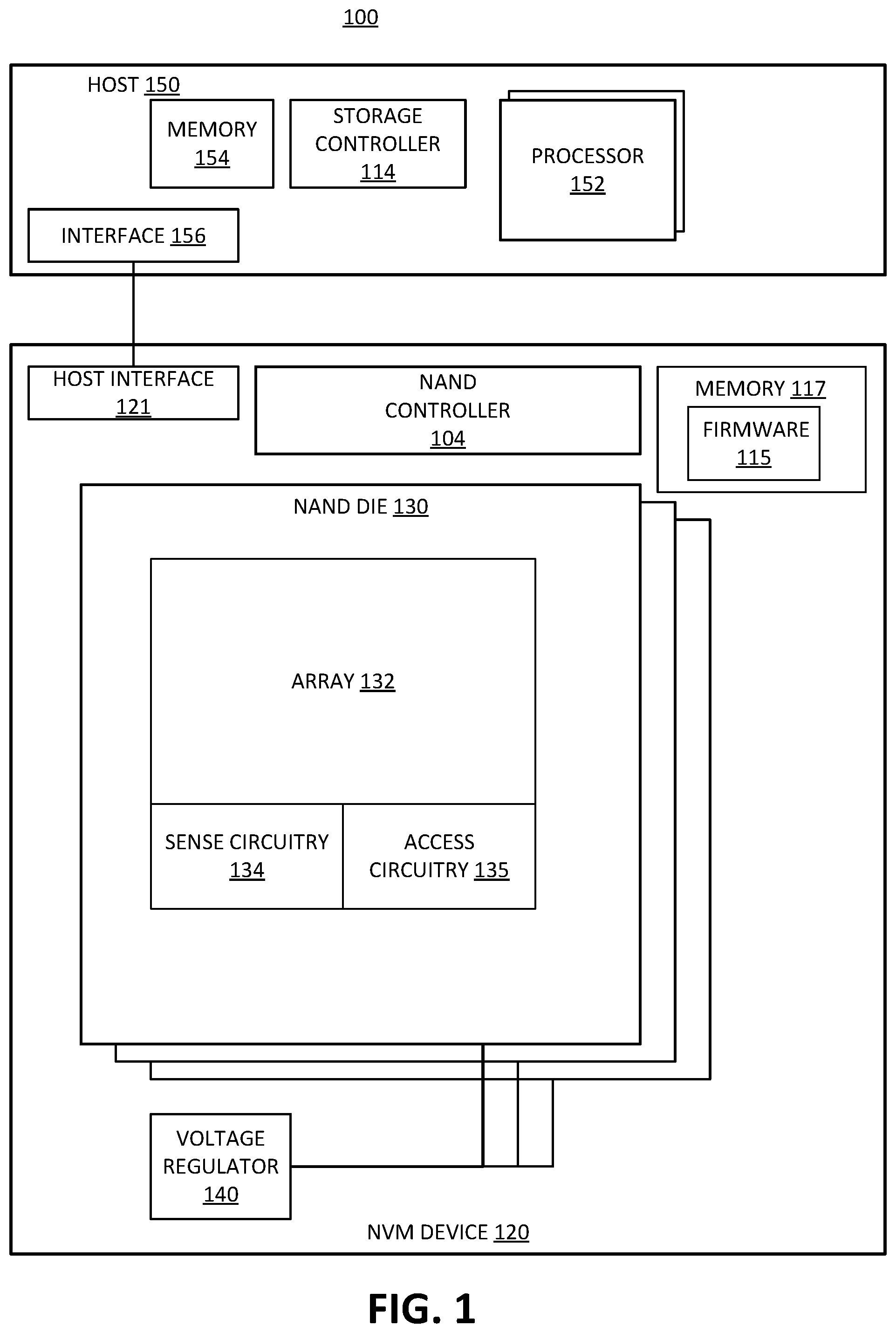 Patent US12366986 — On-SSD-copy techniques using copy-on-write — Figure 1