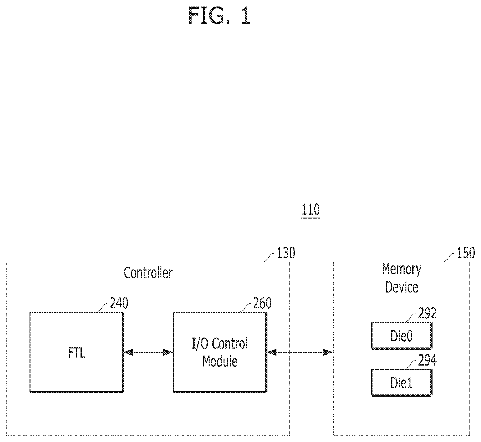 Patent US12366993 — Apparatus and method for improving data input/output performance of storage — Figure 1