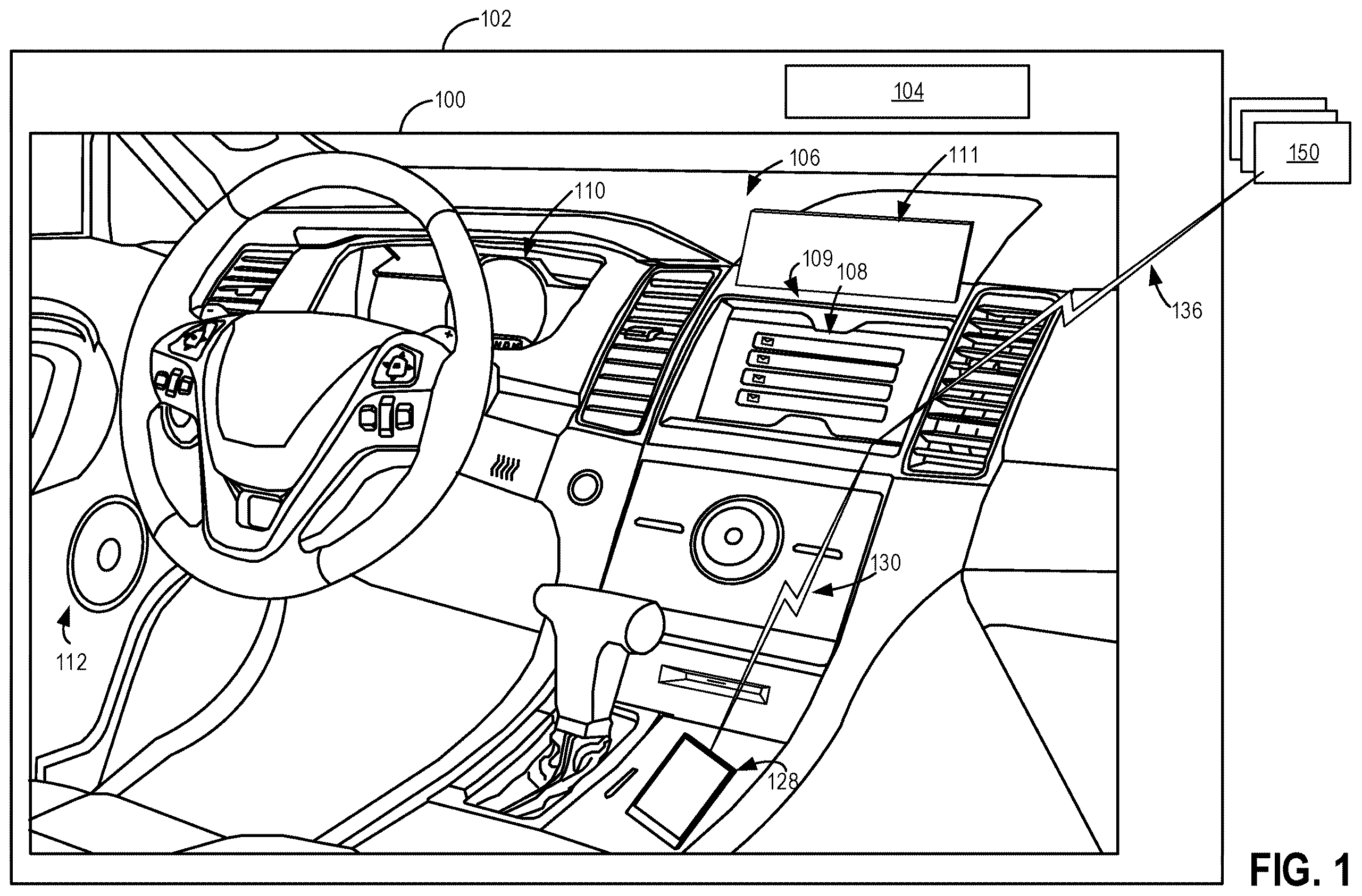 Patent US12367003 — Systems and methods for scalable cockpit controller with generic and reconfigurable car-interface — Figure 1