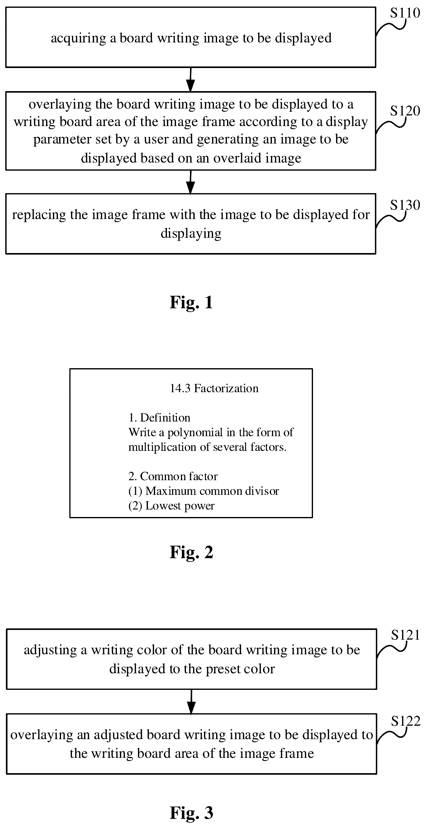 Patent US12367008 — Processing method for board writing display and related devices — Figure 1