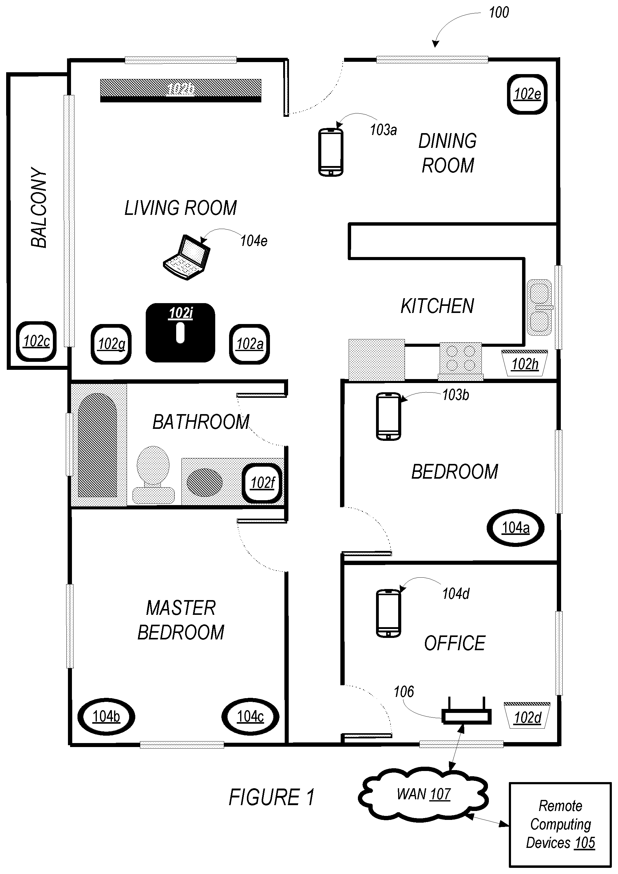 Patent US12367009 — Media playback system with virtual line-in — Figure 1