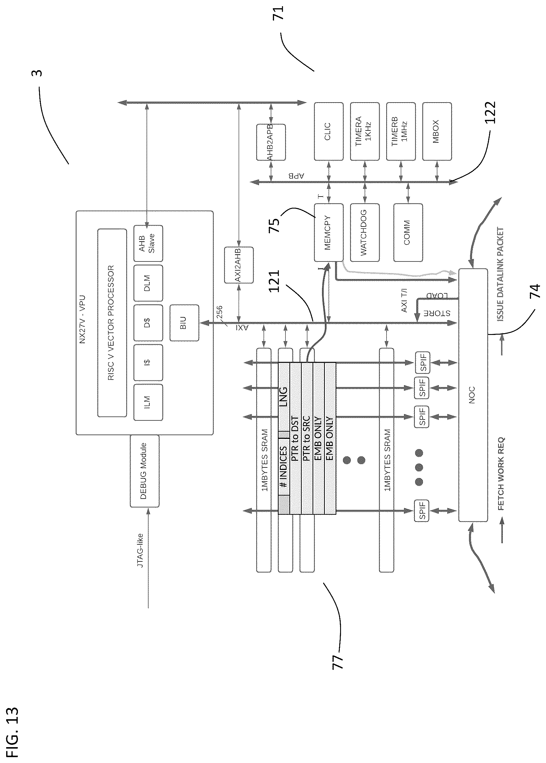 Patent US12367134 Figure 16 – Computer architecture with disaggregated memory and high-bandwidth communication interconnects