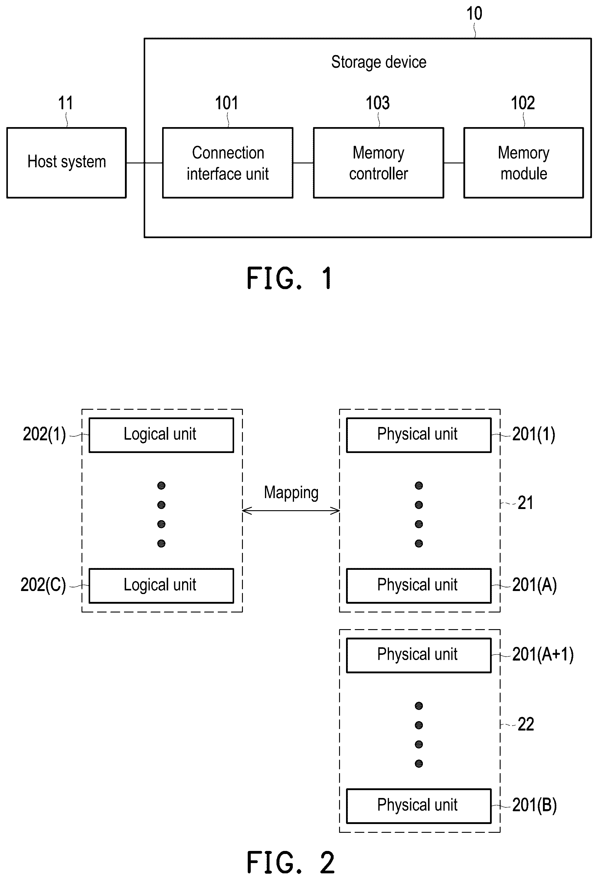Patent US12367139 — Memory control method and storage device — Figure 1