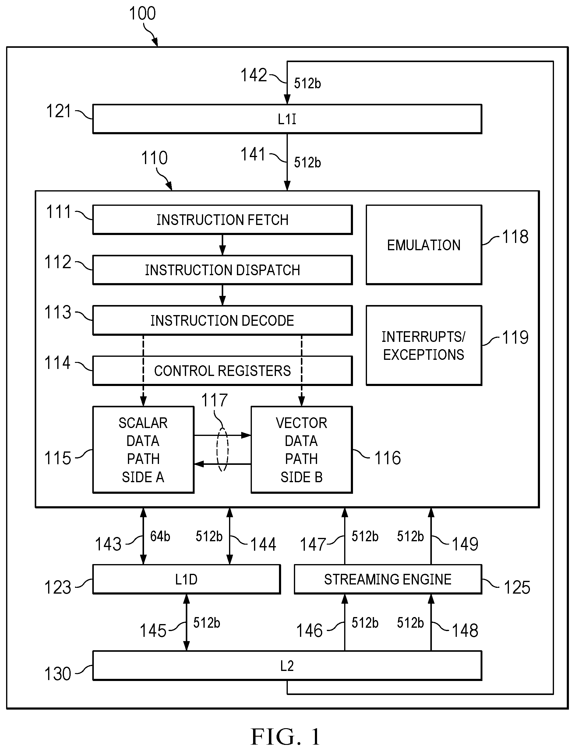 Patent US12367147 — Padding and suppressing rows and columns of data — Figure 1