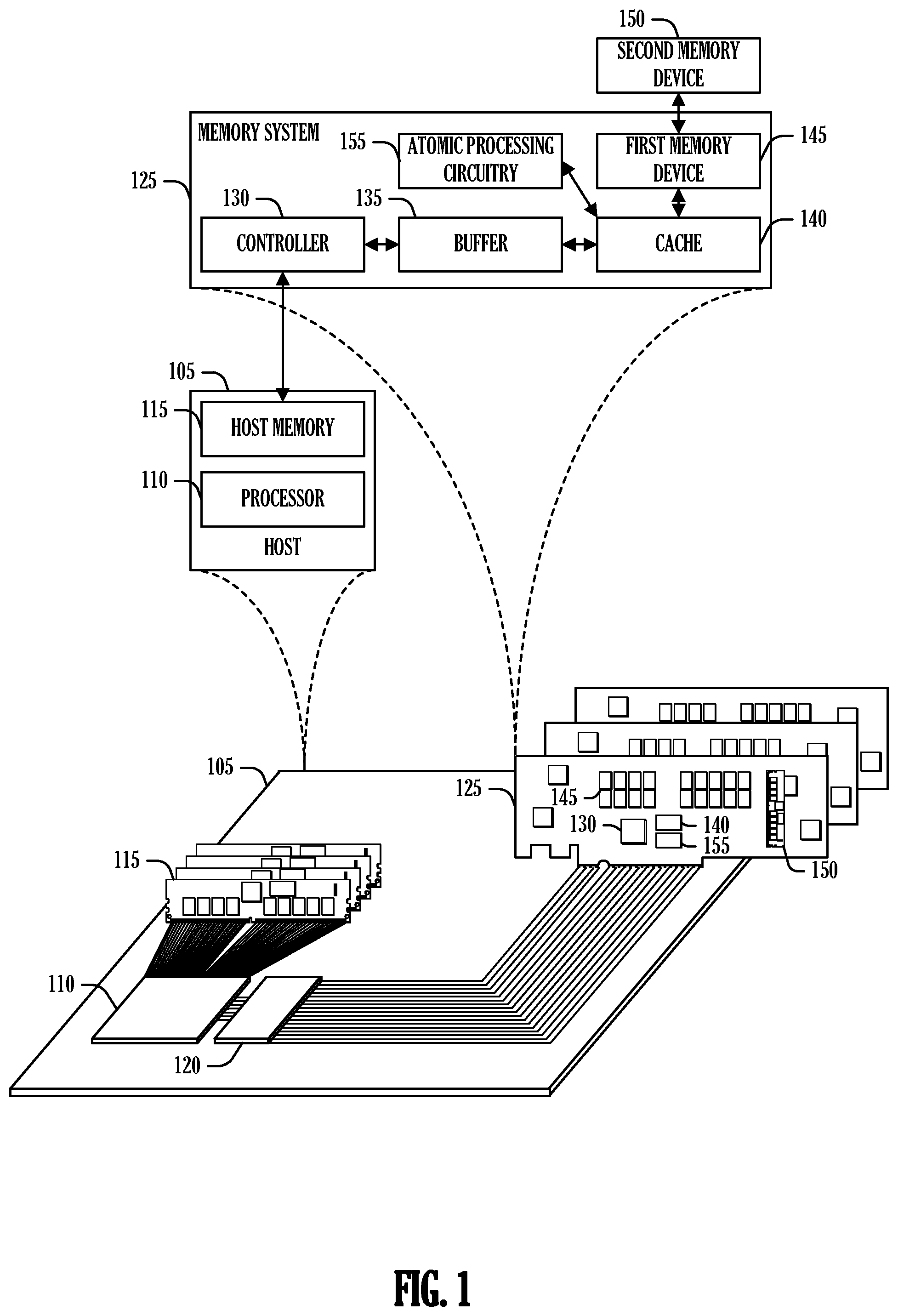 Patent US12367148 Figure 1 – Variable execution time atomic operations