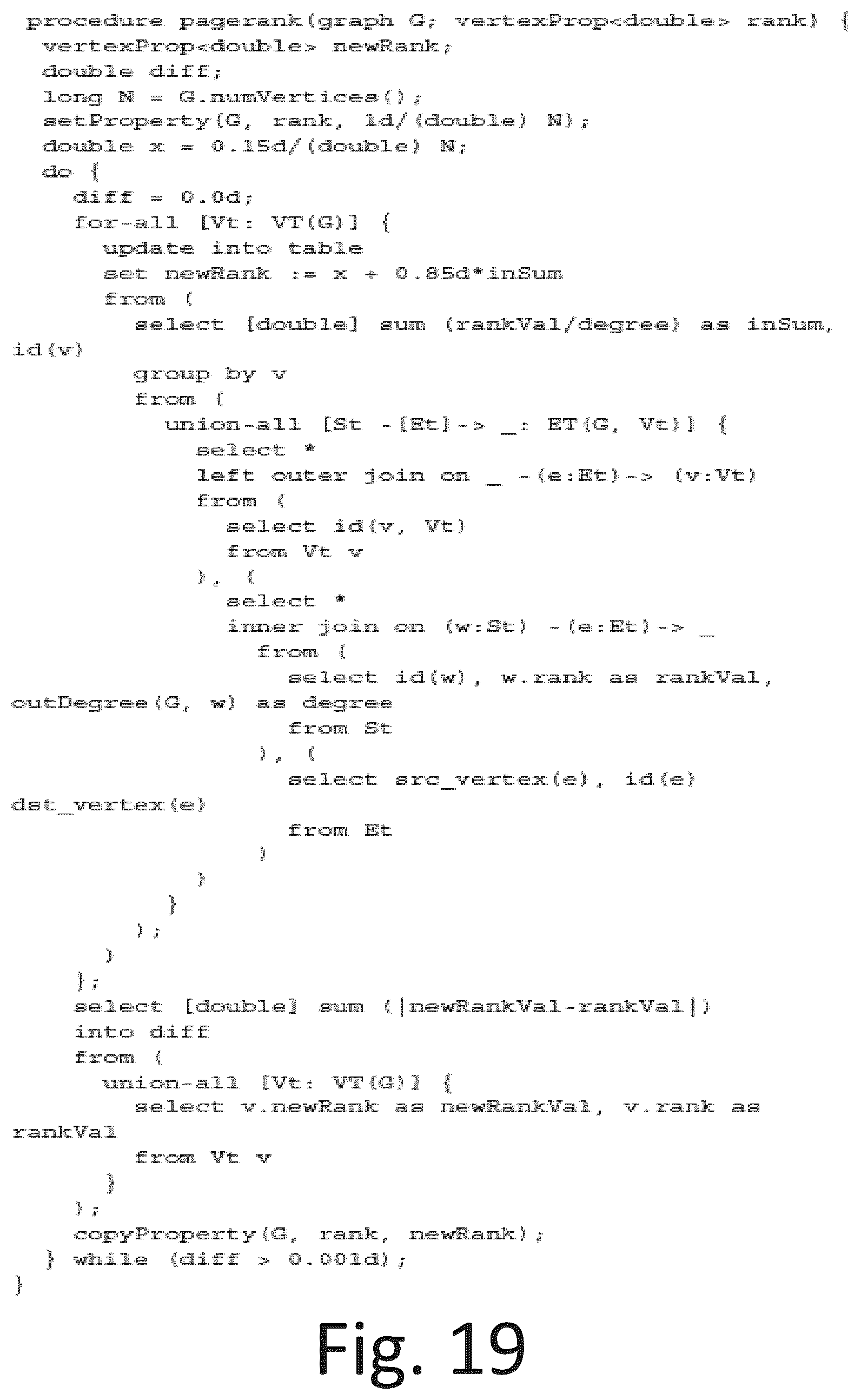 Patent US12367194 Figure 16 – Compilation techniques for algorithmic graph processing in a relational database