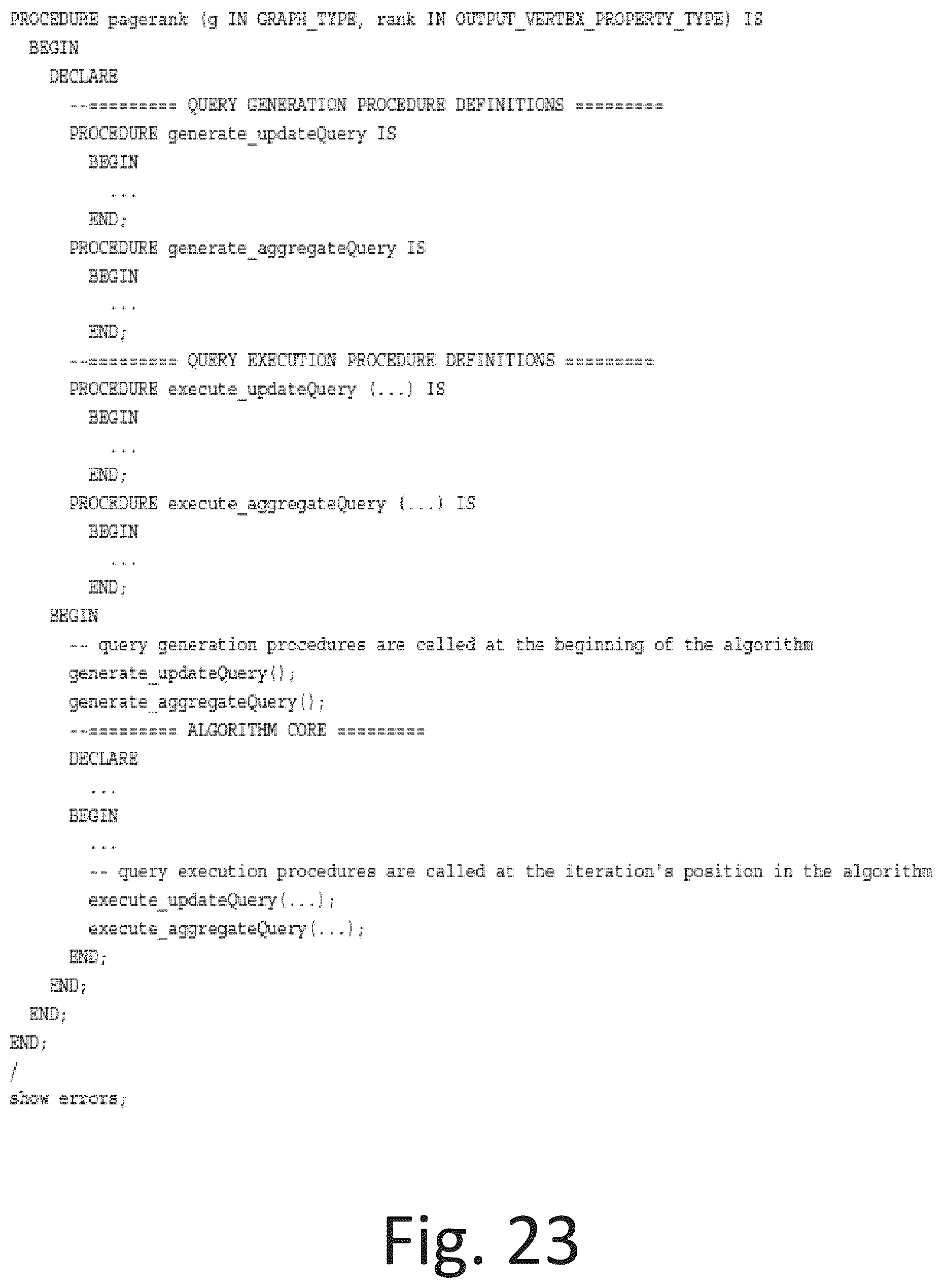 Patent US12367194 Figure 18 – Compilation techniques for algorithmic graph processing in a relational database