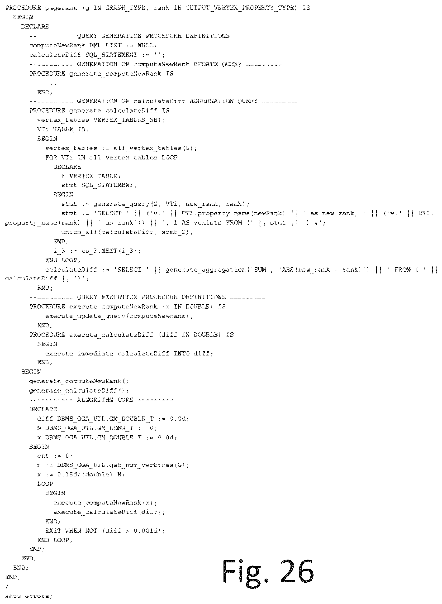 Patent US12367194 Figure 20 – Compilation techniques for algorithmic graph processing in a relational database