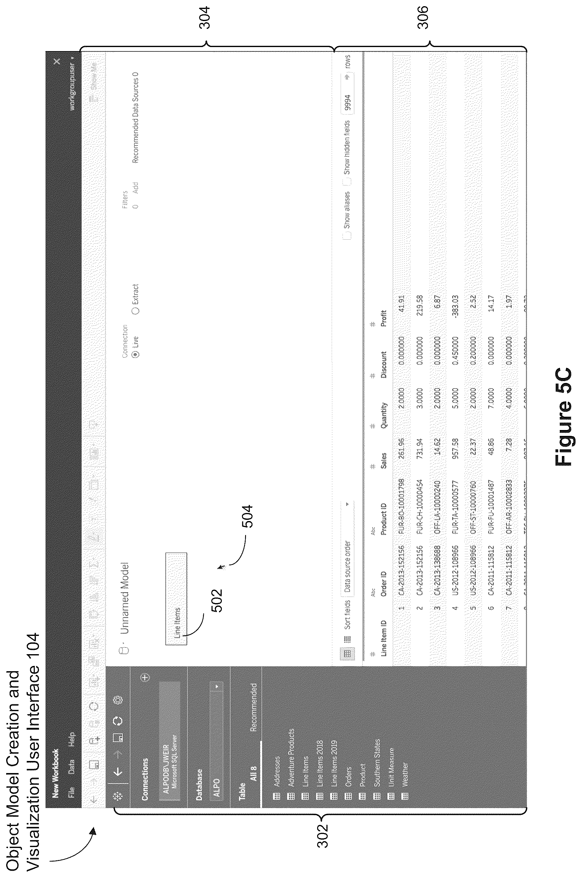 Patent US12367222 Figure 9 – Using visual cues to validate object models of database tables