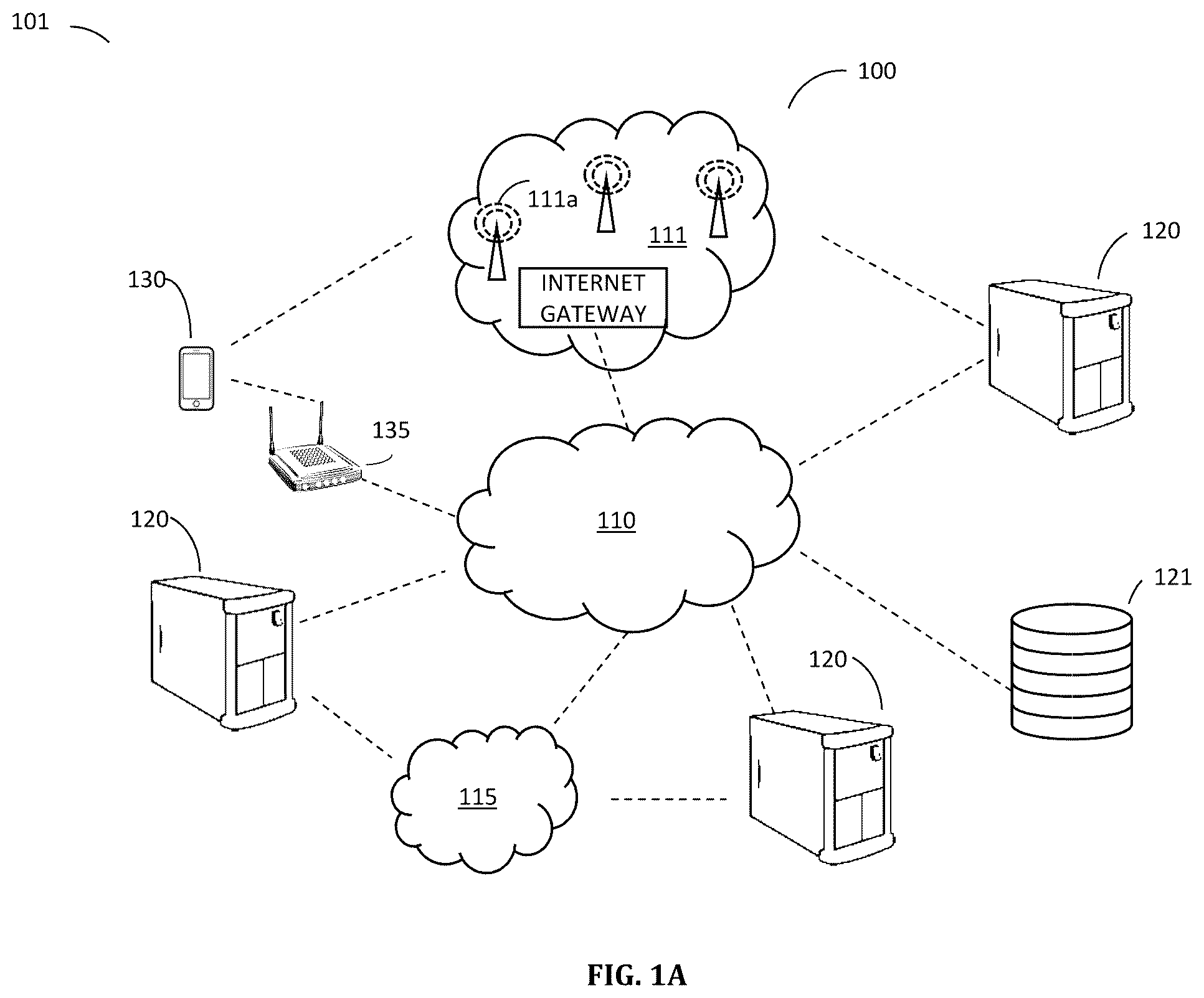 Patent US12367247 — System and method for segmenting mobile entities based on detected mobile events — Figure 1