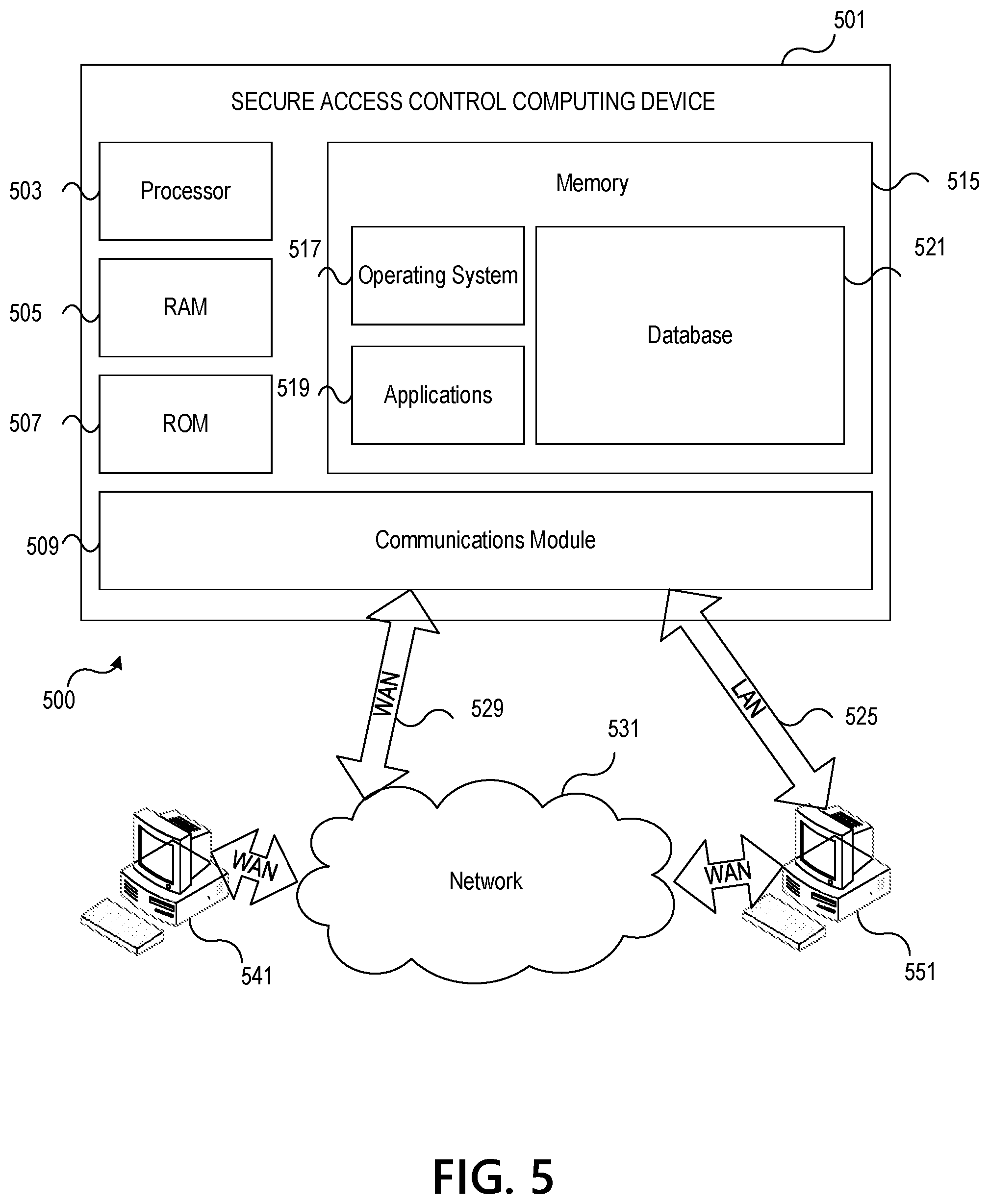 Patent US12367264 Figure 11 – Multi-computer system for providing continuous authentication and secure access control