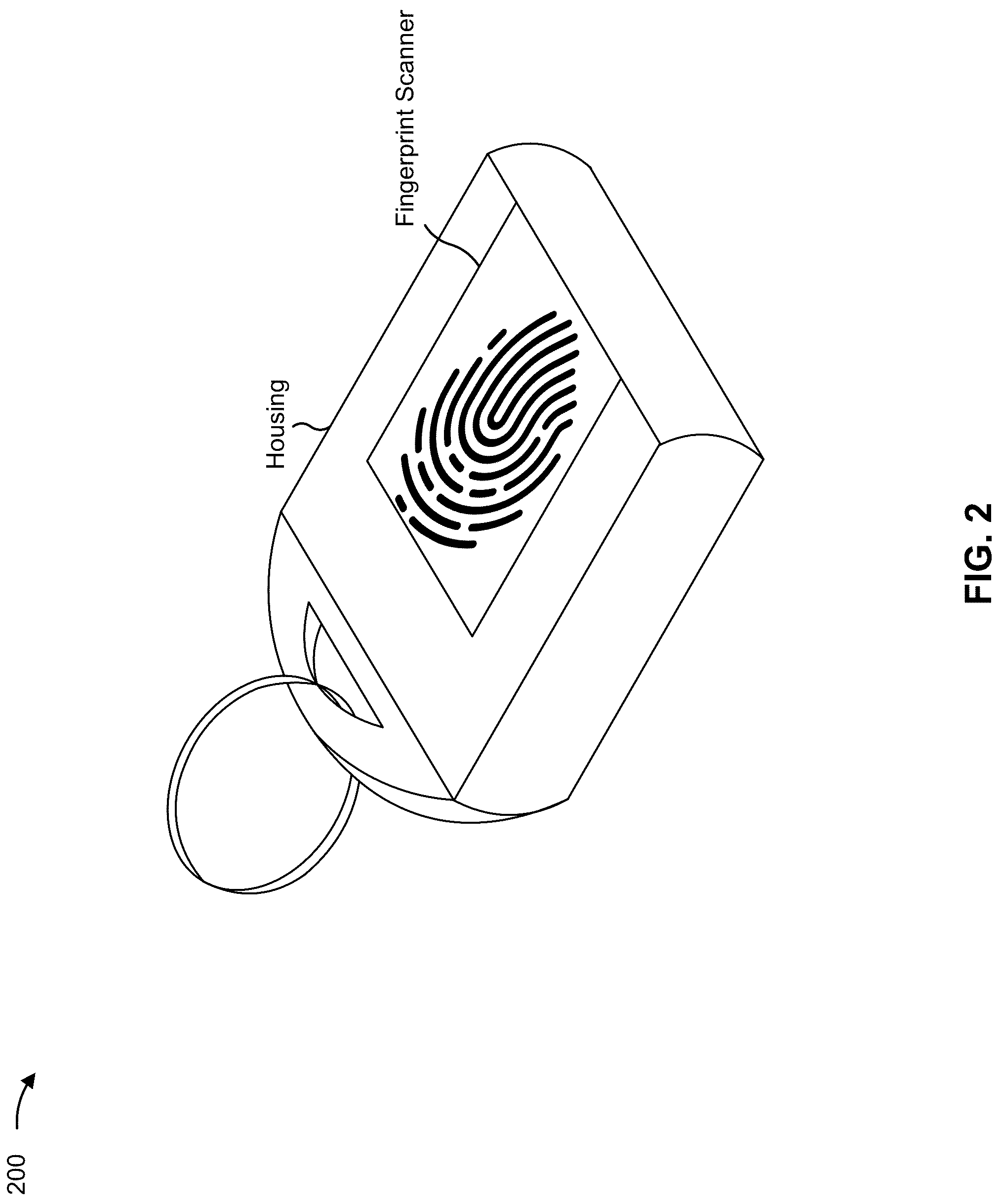 Patent US12367269 Figure 4 – Biometric authentication-based token