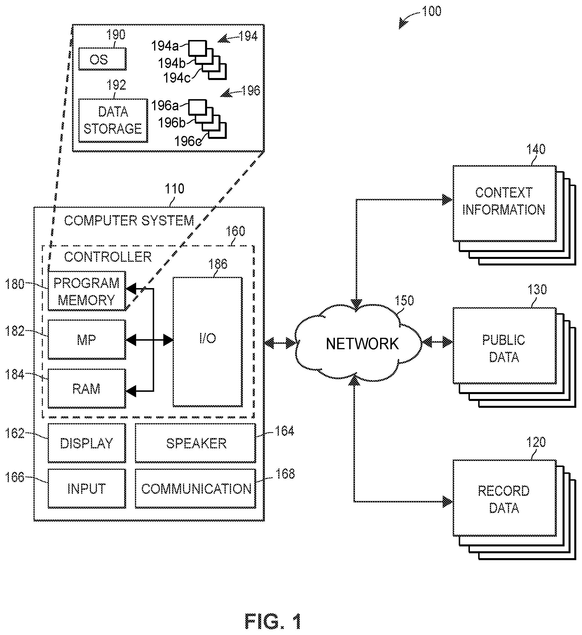 Patent US12367339 Figure 1 – Methods and systems for dynamic procurement data mining