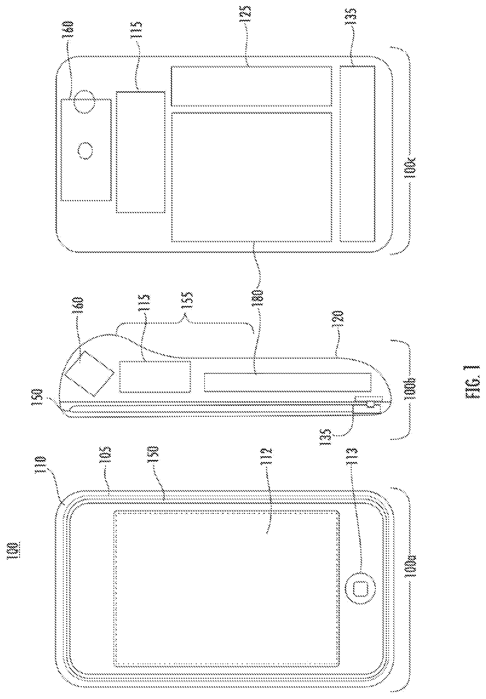 Patent US12367360 Figure 1 – Industrial design for consumer device based scanning and mobility