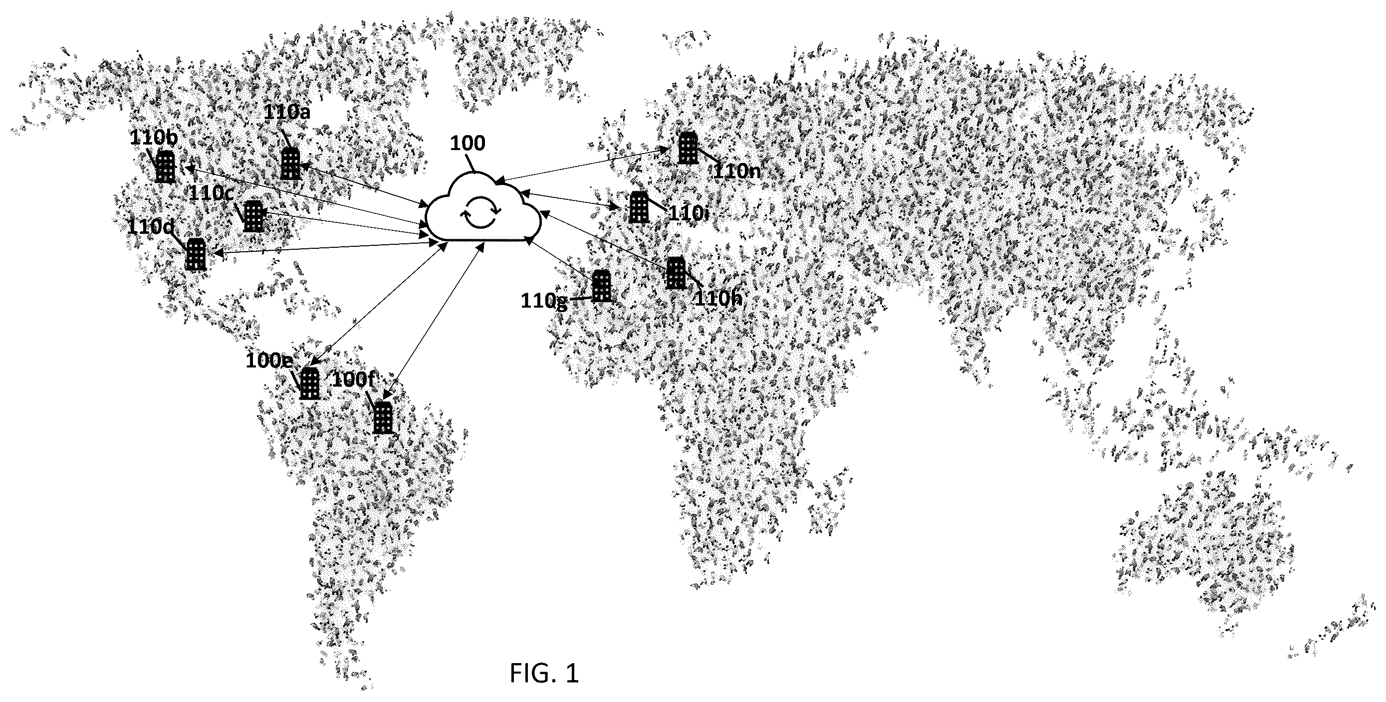 Patent US12367538 — Systems and methods for multidimensional access system for distributed sites — Figure 1