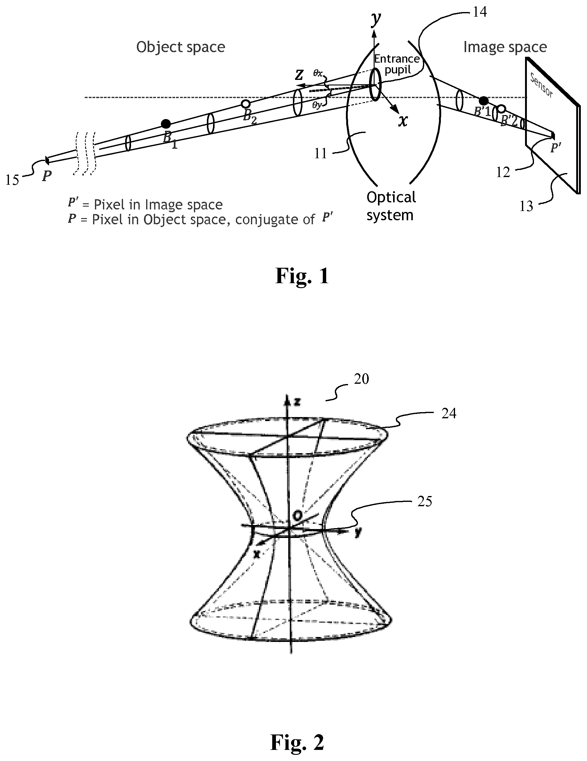 Patent US12367601 — Apparatus and a method for generating data representative of a pixel beam — Figure 1