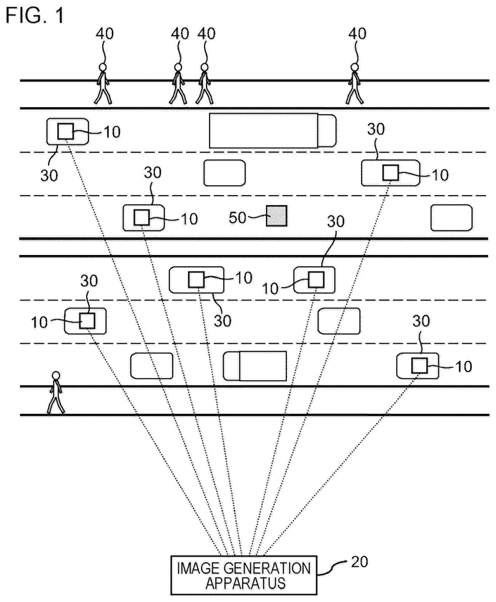 Patent US12367624 — Apparatus for generating a pseudo-reproducing image, and non-transitory computer-readable medium — Figure 1