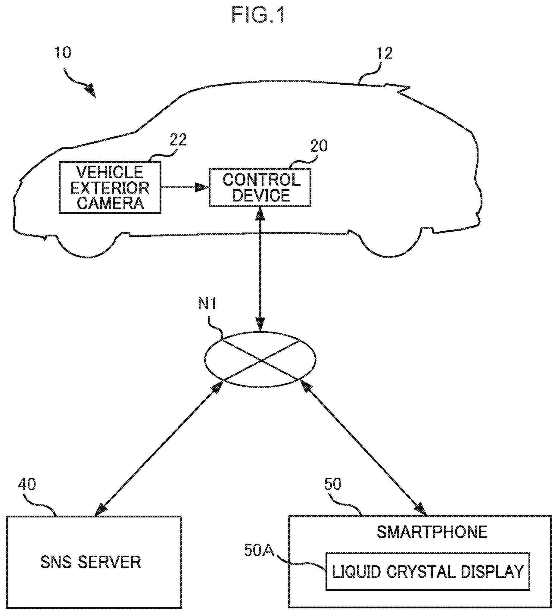 Patent US12367678 — Image extraction device, vehicle, image extraction system, image extraction method, and storage medium storing image extraction program — Figure 1