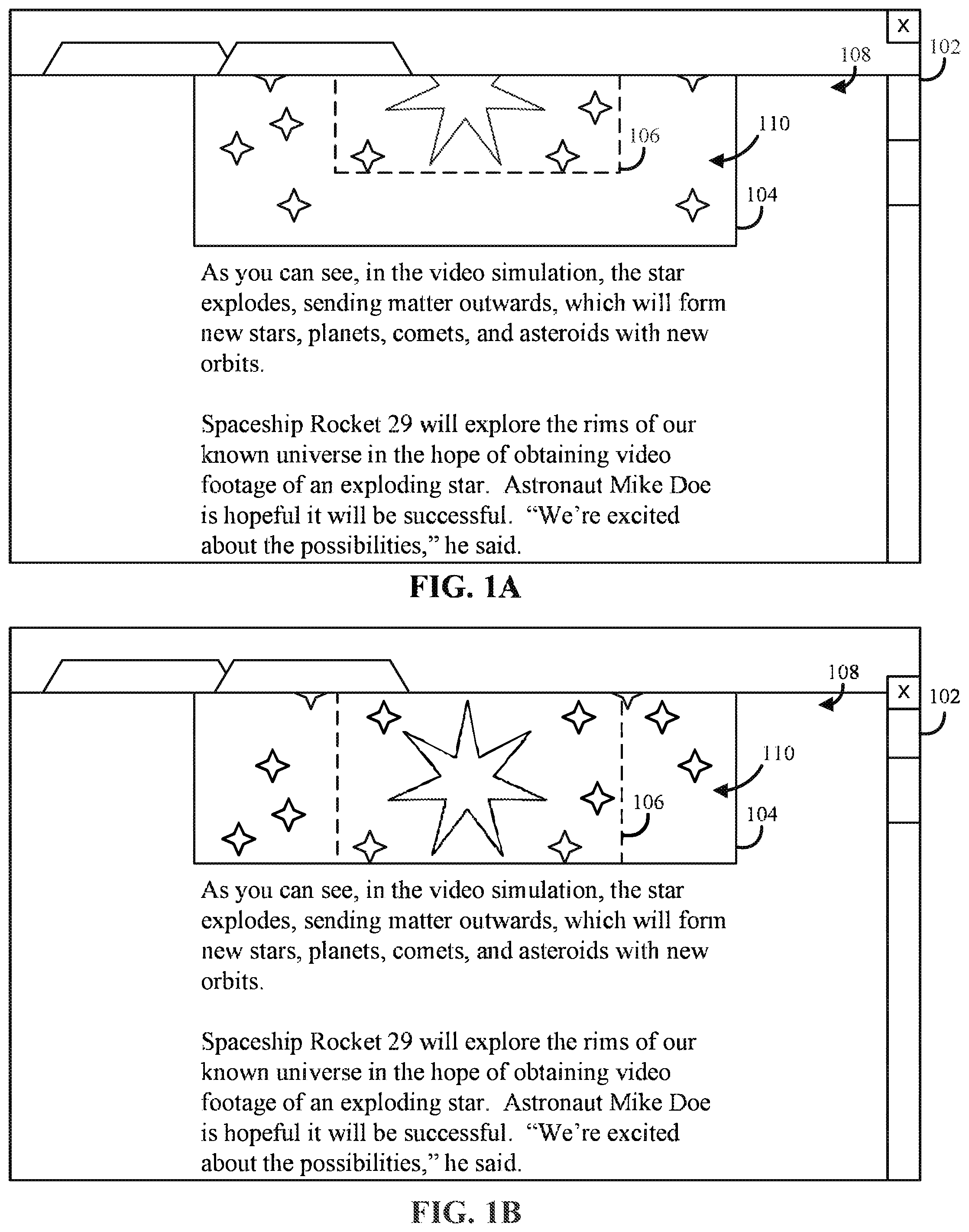 Patent US12367679 Figure 1 – Methods, systems, and media for adaptive presentation of a video content item based on an area of interest
