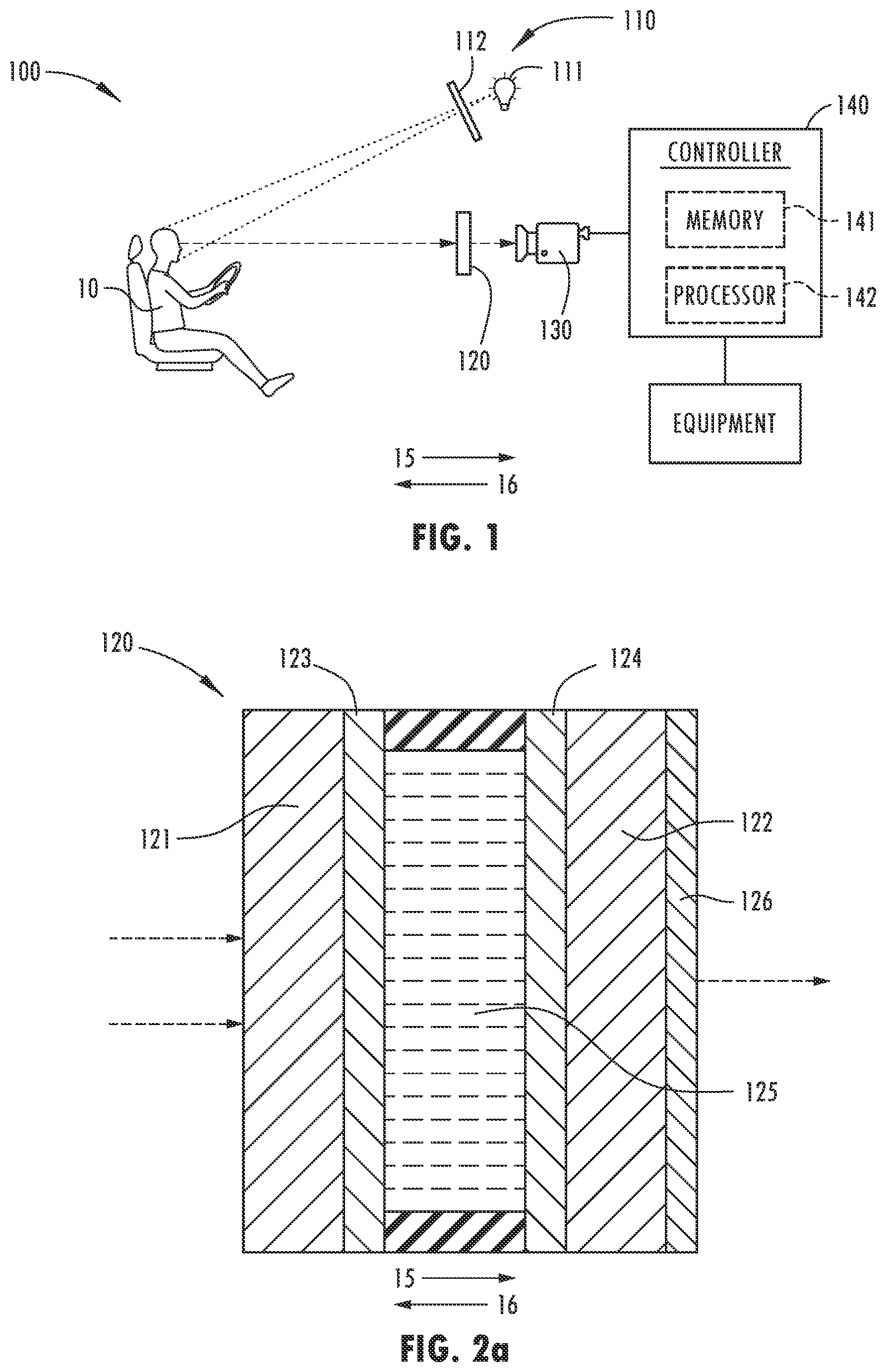 Patent US12367709 — Polarized biometric operations — Figure 1