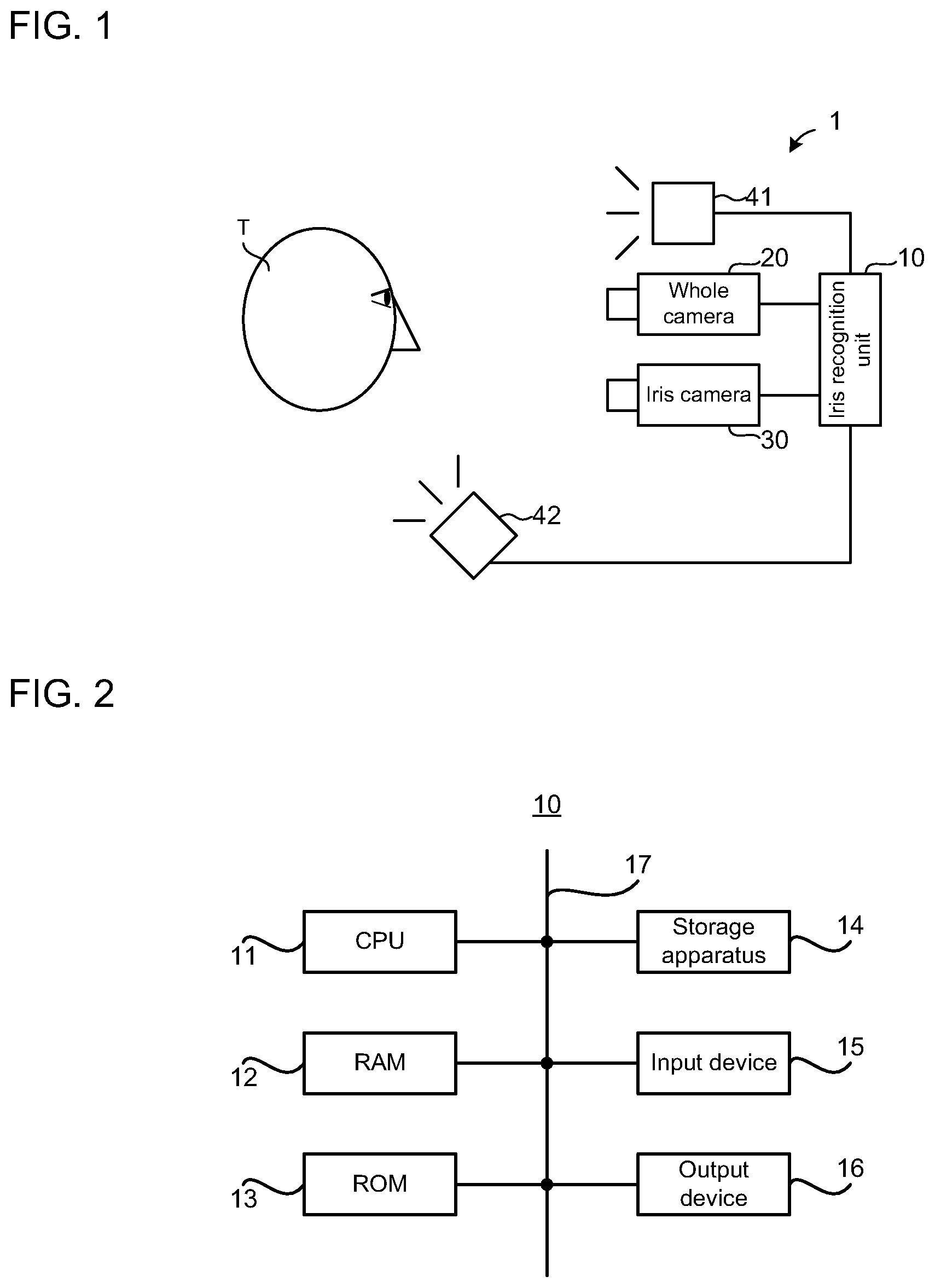 Patent US12367711 Figure 1 – Iris recognition apparatus, iris recognition method, computer program and recording medium
