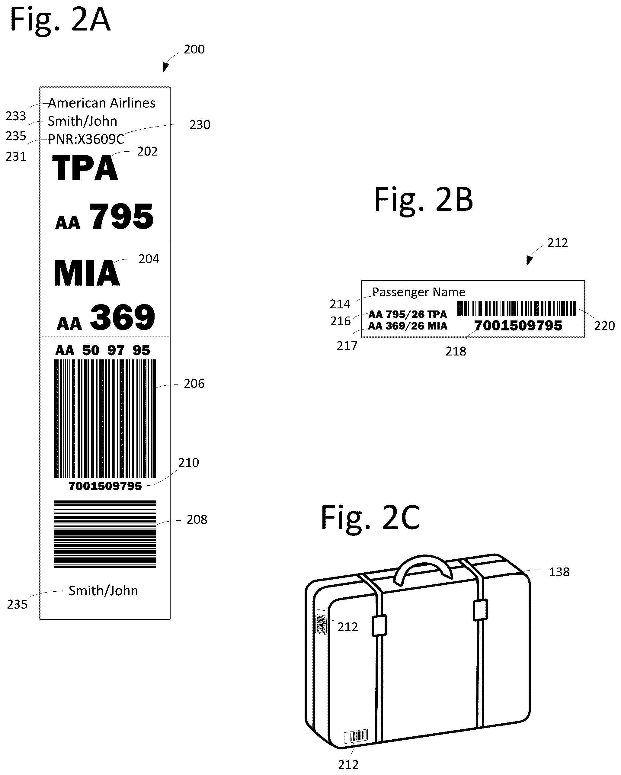 Patent US12367713 Figure 5 – Remote check-in using optical character recognition of bag tag