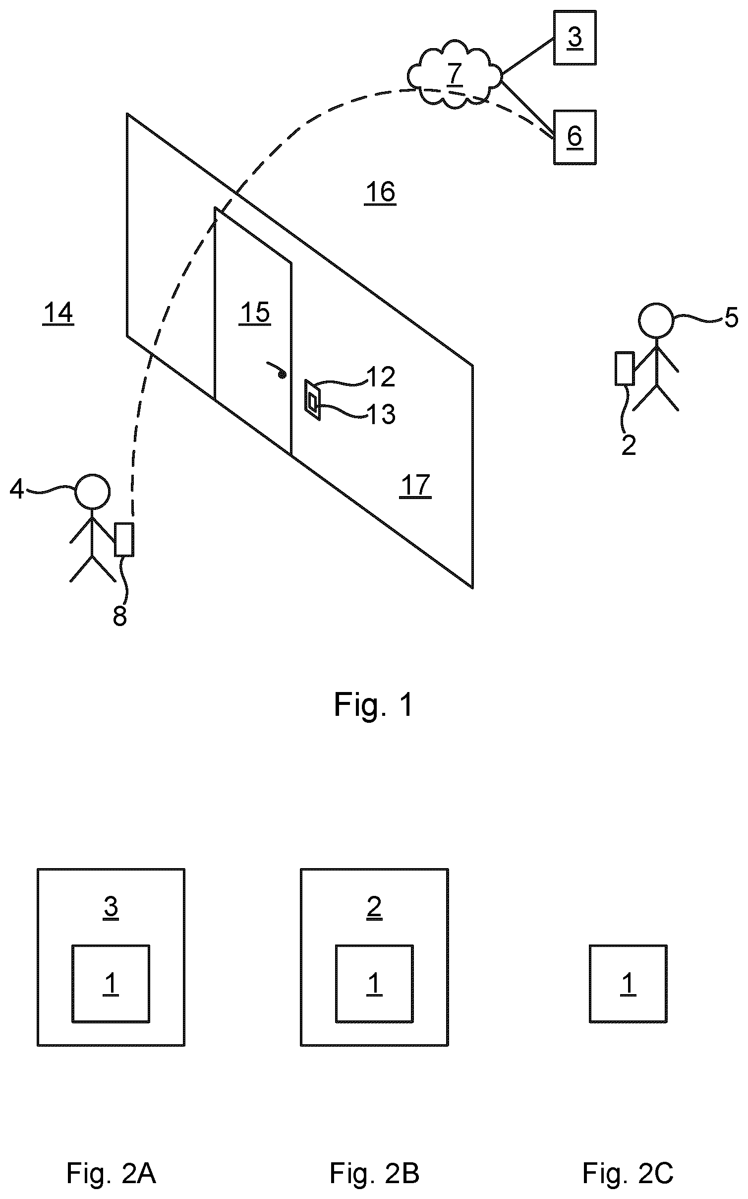 Patent US12367727 — Enabling access using a temporary passcode — Figure 1