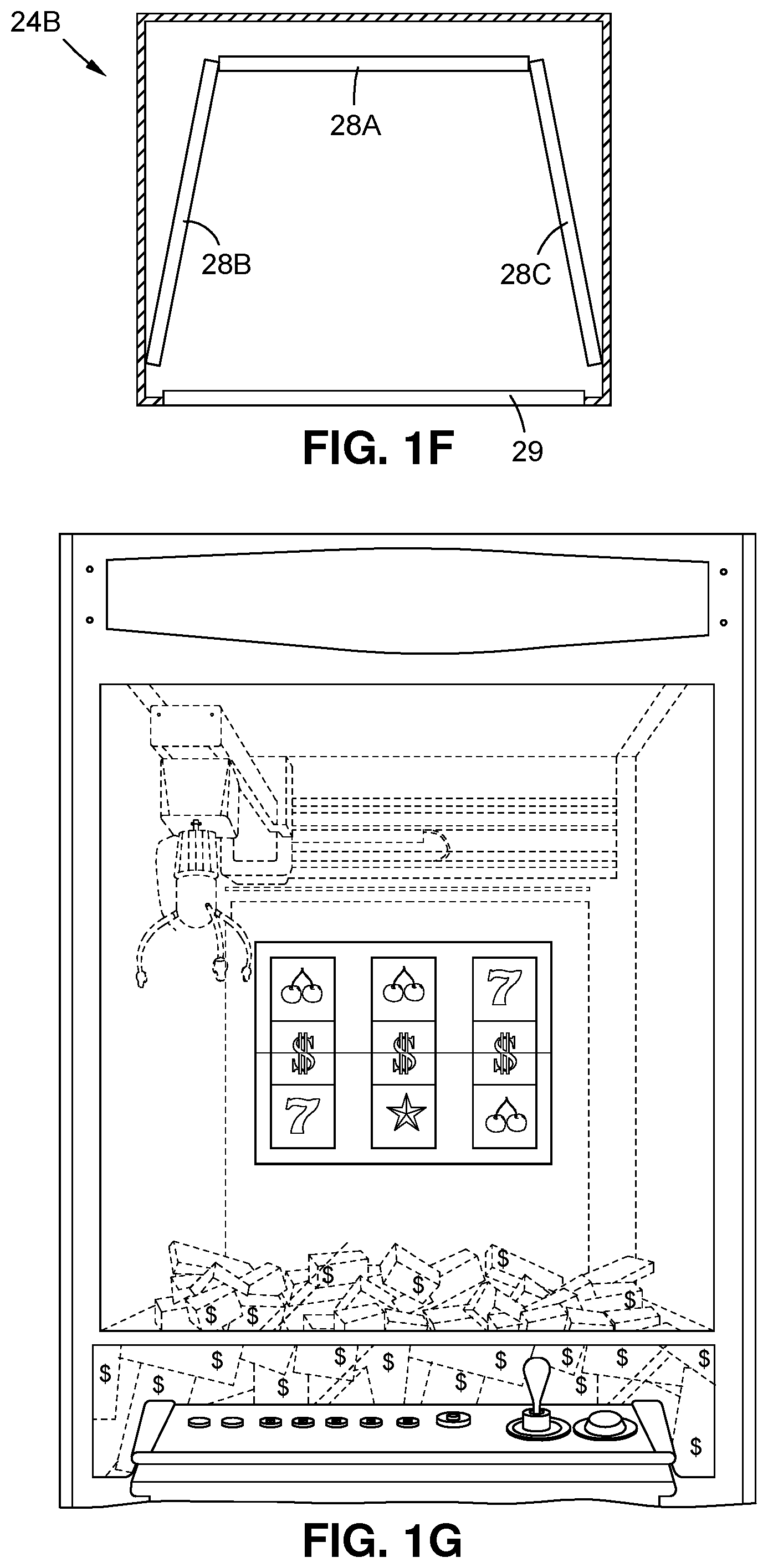 Patent US12367735 Figure 4 – Dual wagering game and amusement-style gaming unit
