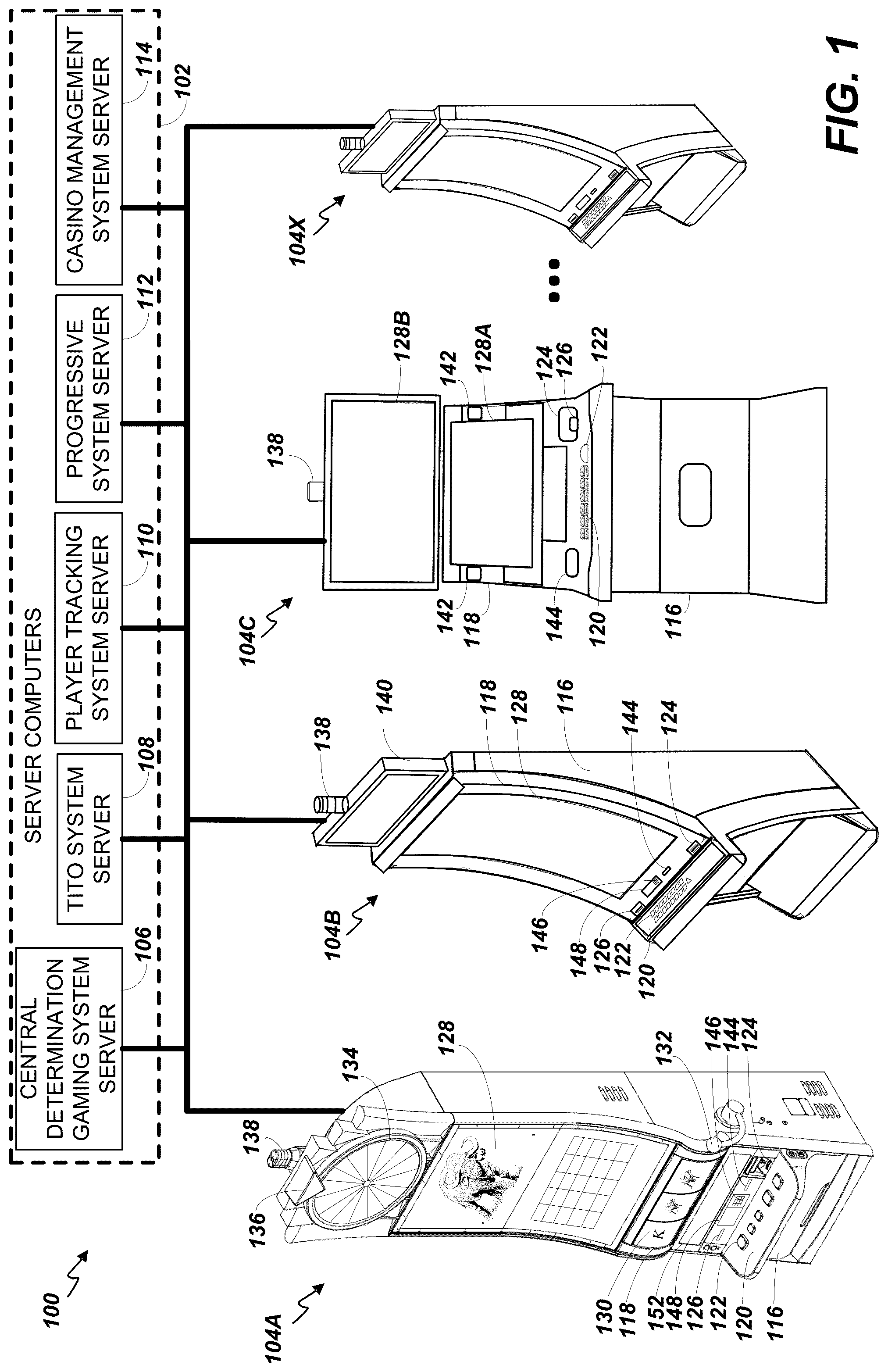 Patent US12367736 — Rendering pipeline for electronic games — Figure 1