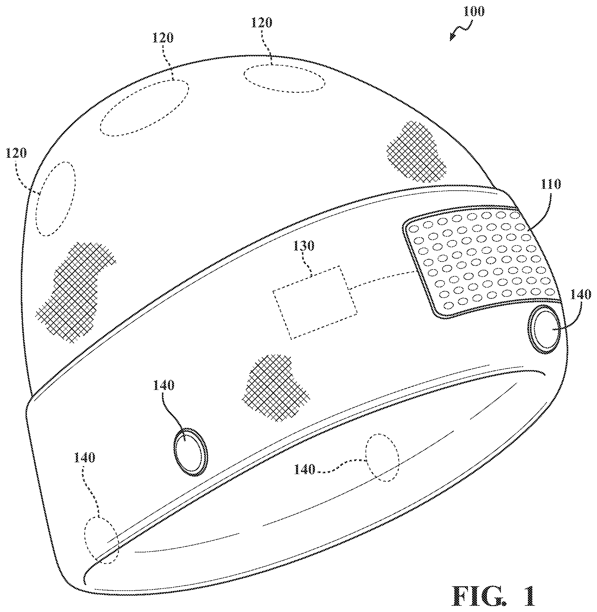 Patent US12367758 Figure 1 – Smart accessory for communicating an intention to cross a street