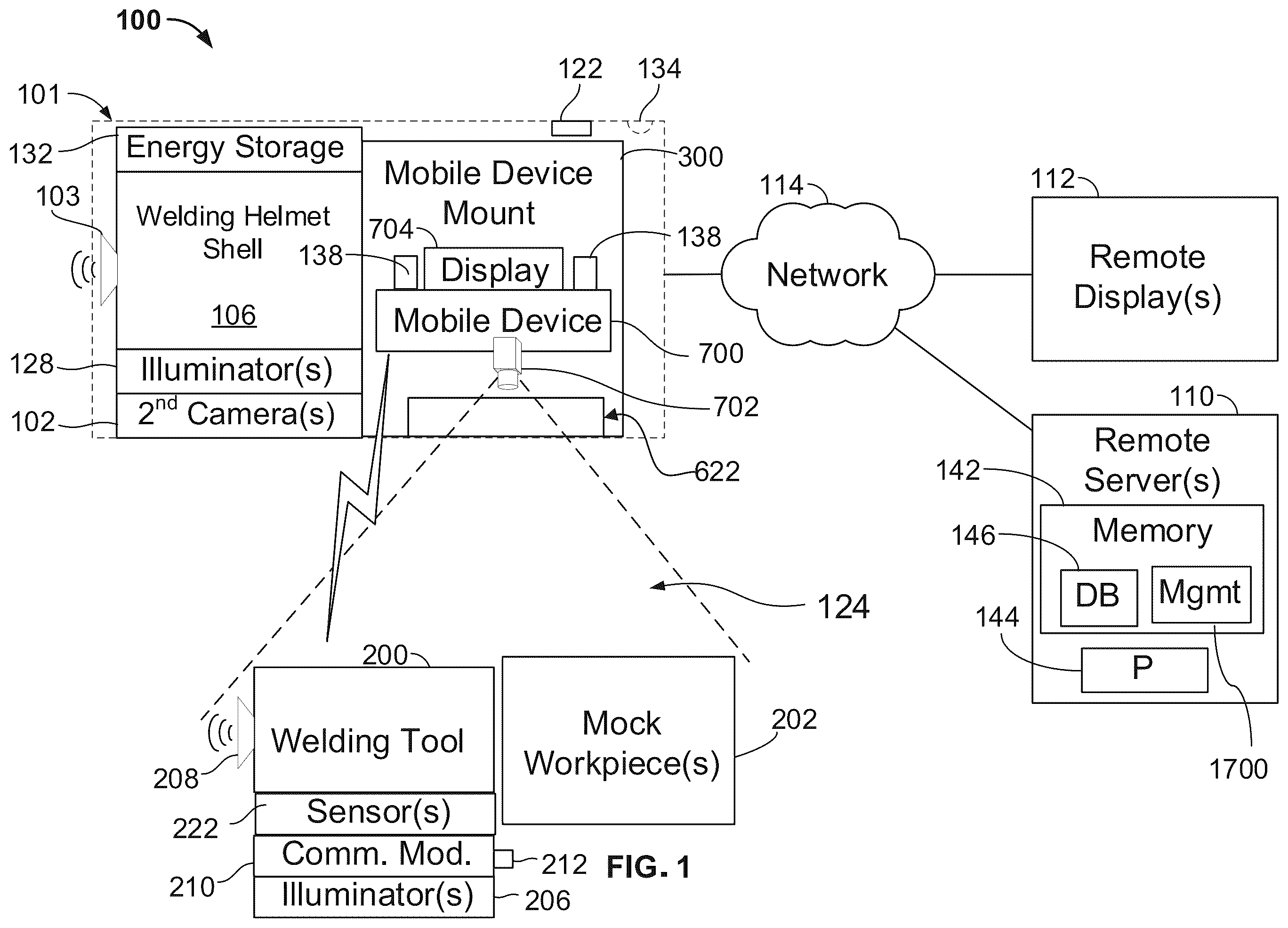 Patent US12367789 — Systems for simulating joining operations using mobile devices — Figure 1