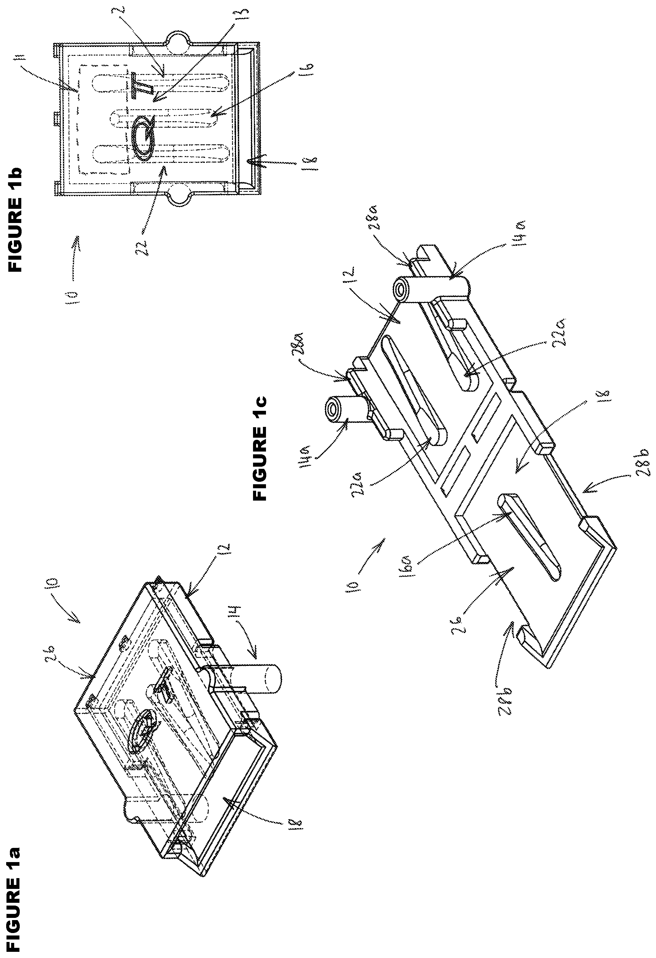 Patent US12367792 — Label retaining device — Figure 1