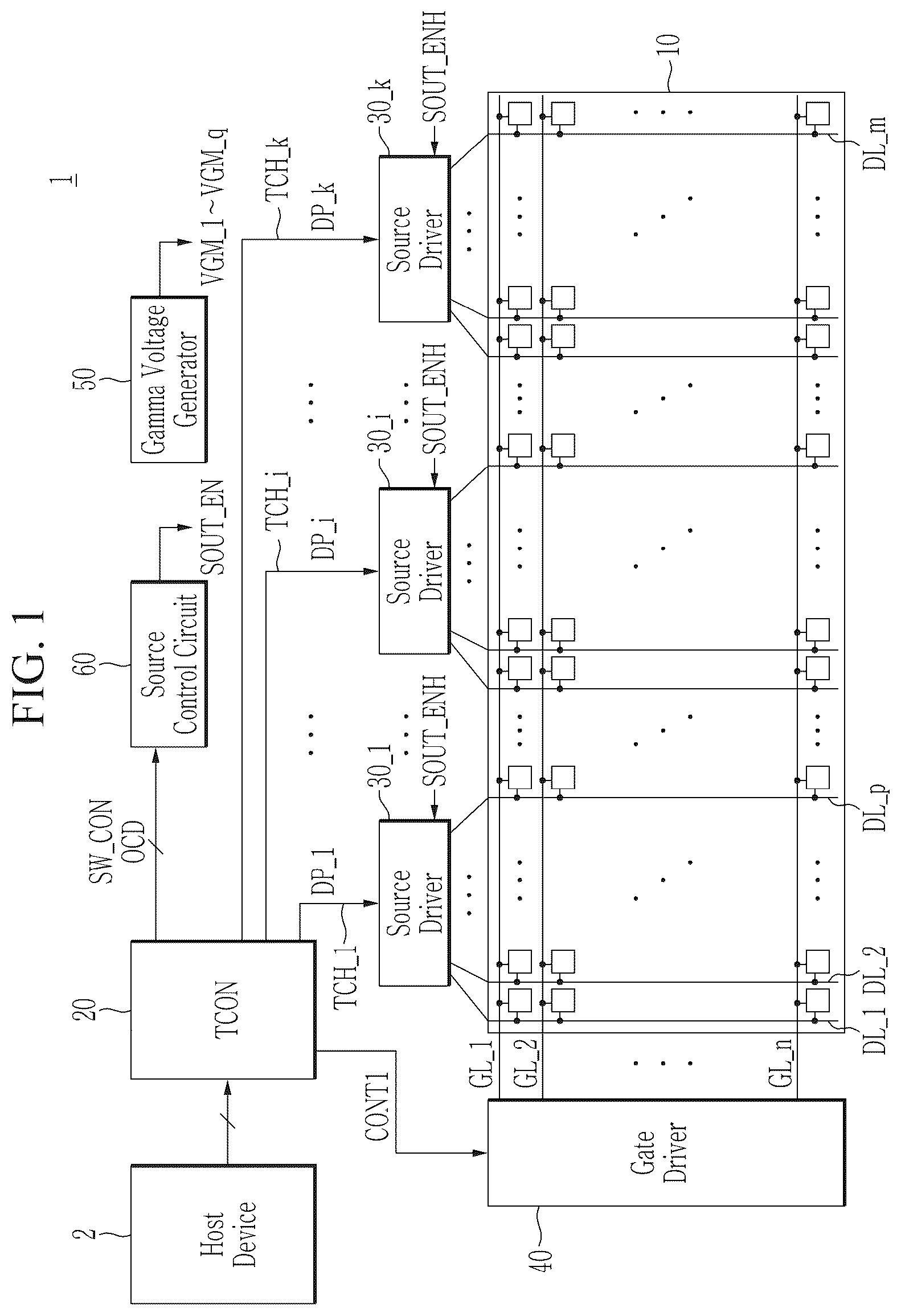 Patent US12367797 — Display device and driving method thereof — Figure 1