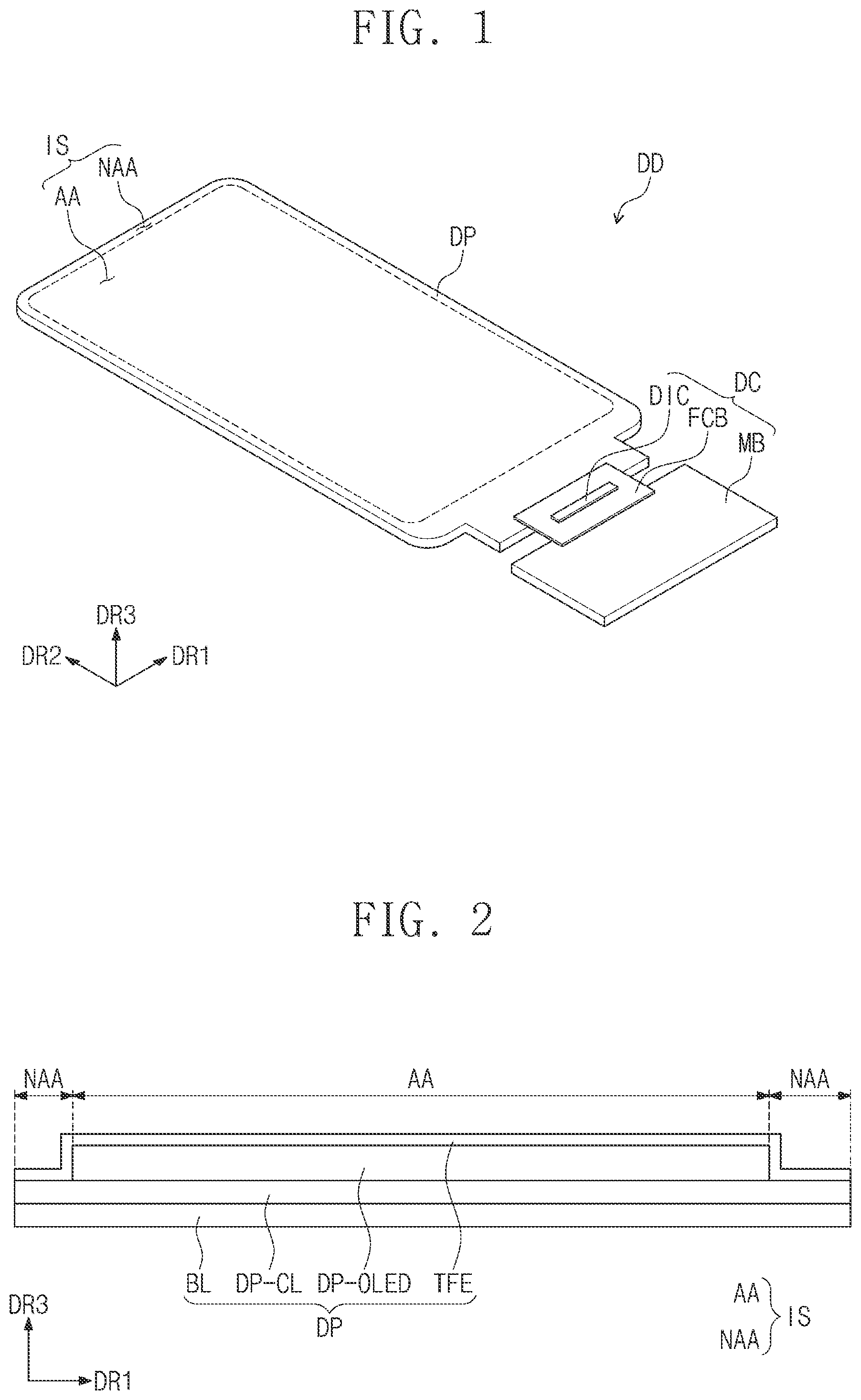 Patent US12367822 — Display device — Figure 1