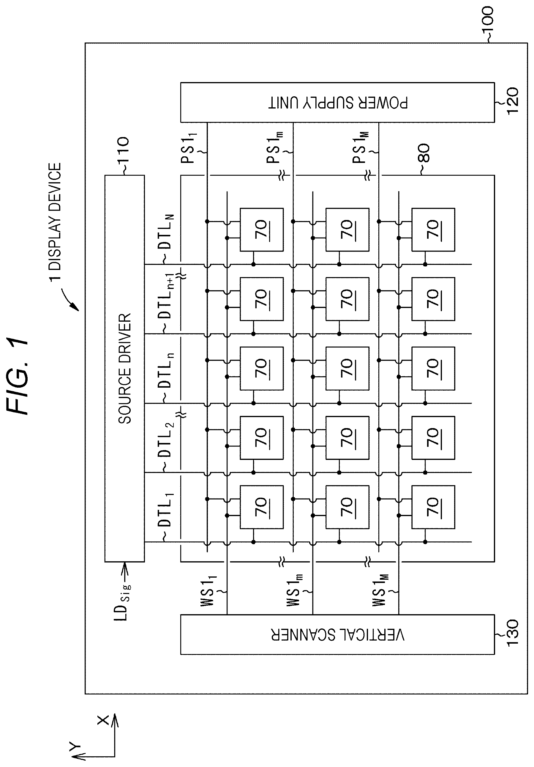 Patent US12367837 — Display element, display device, and electronic device — Figure 1