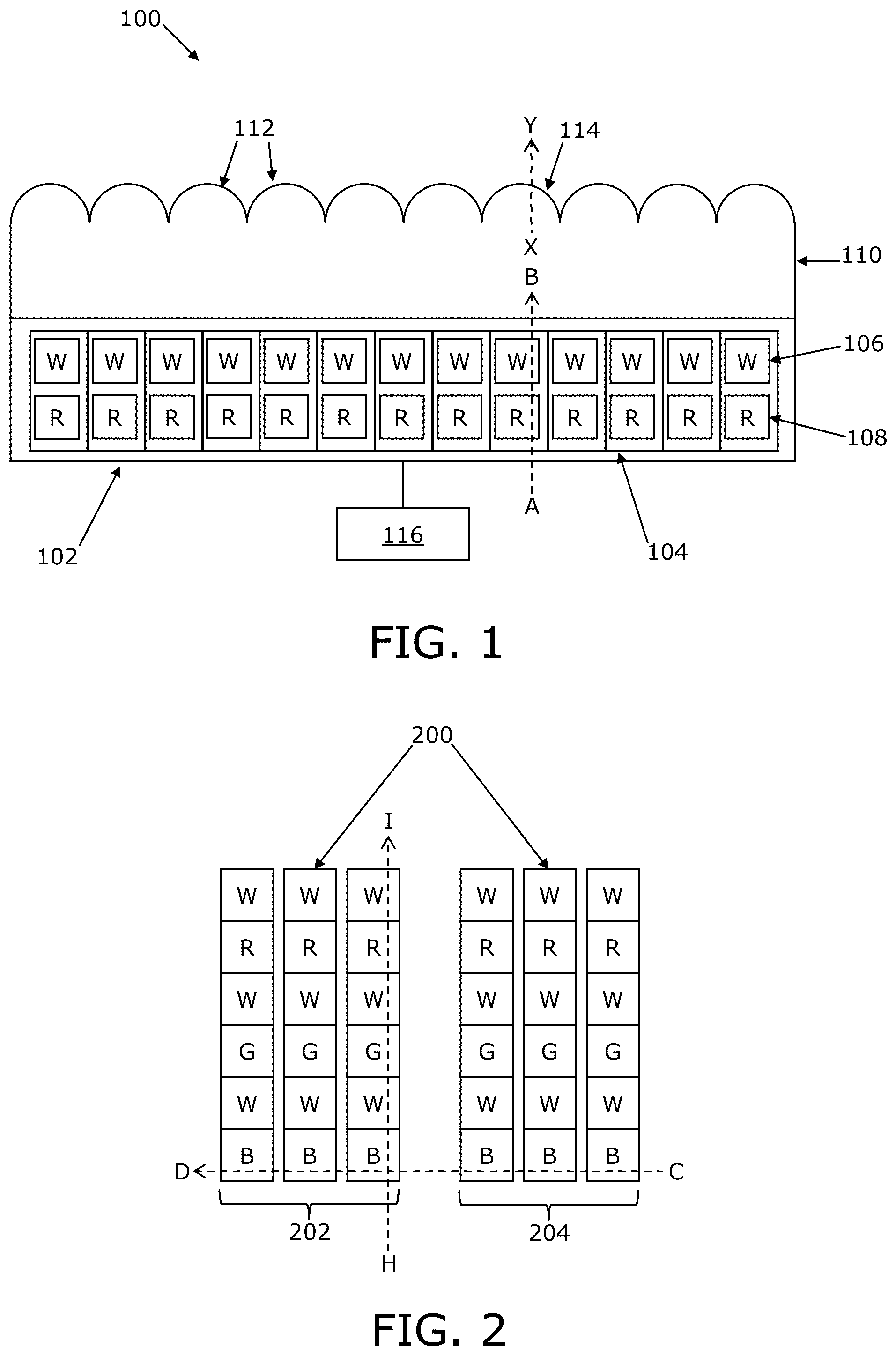 Patent US12367846 — Pixel layout for lenticular autostereoscopic display — Figure 1