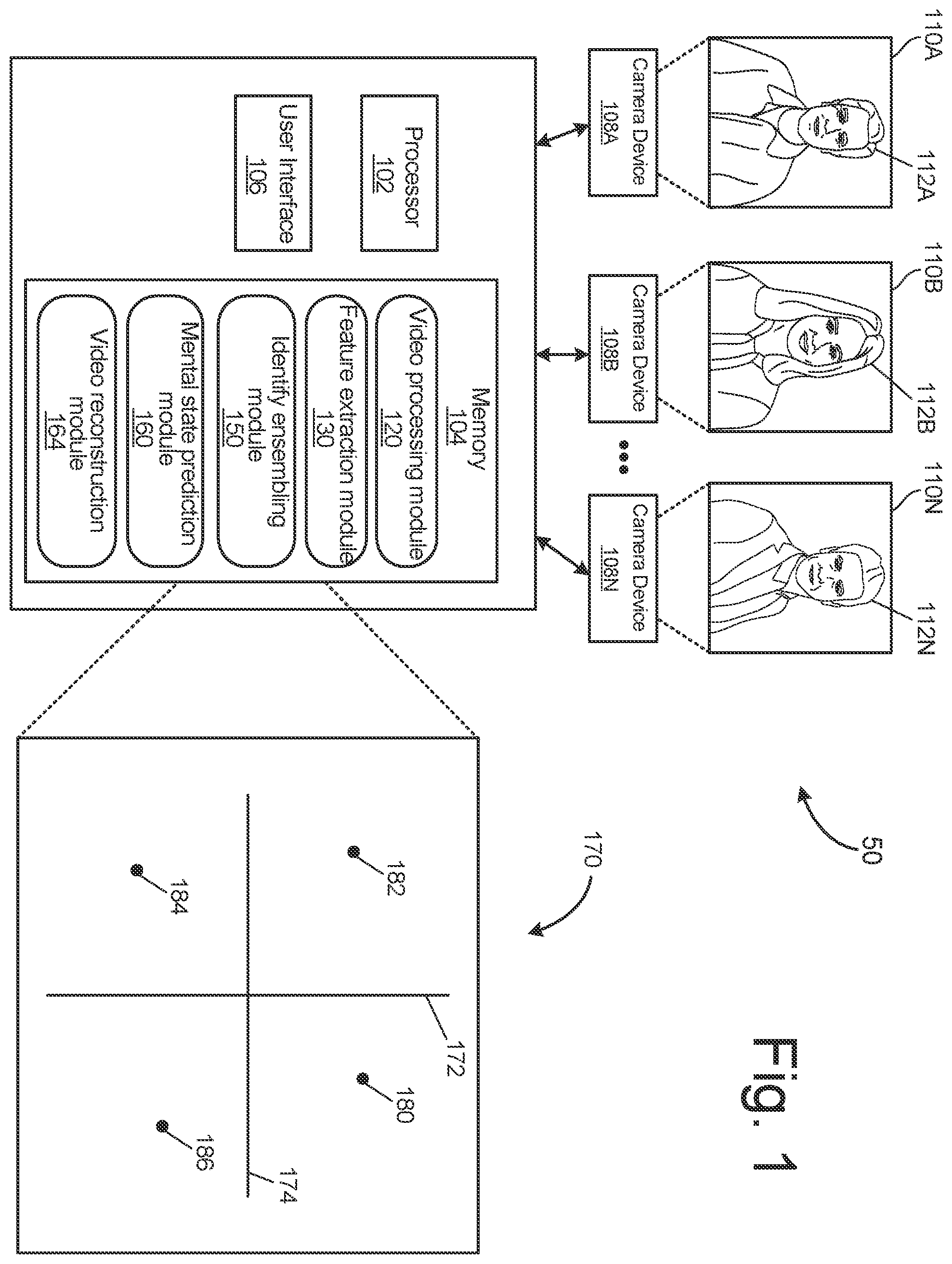 Patent US12367894 — Multidimensional mental state prediction — Figure 1