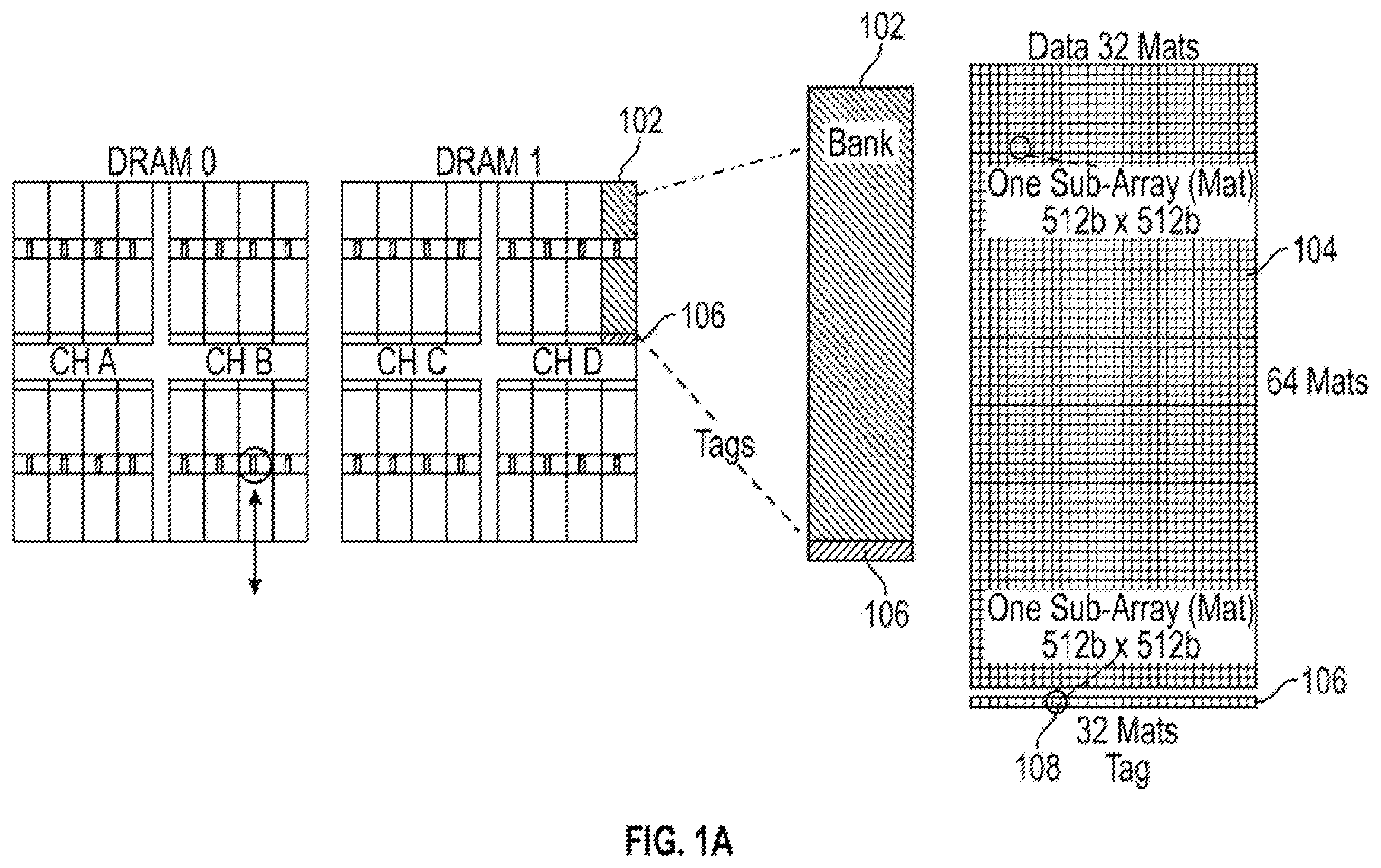 Patent US12367921 Figure 1 – System application of DRAM component with cache mode