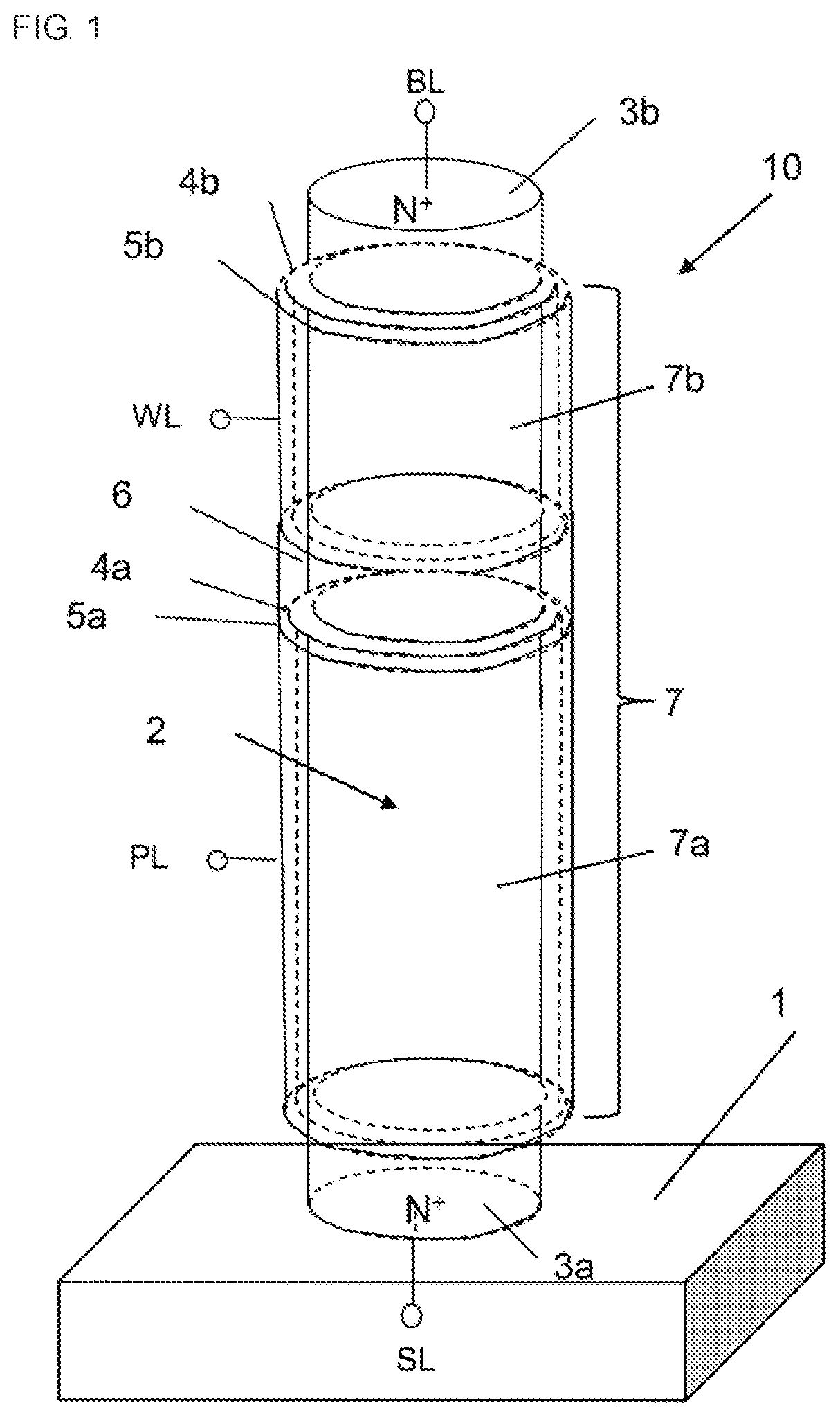 Patent US12367923 — Semiconductor element memory device — Figure 1