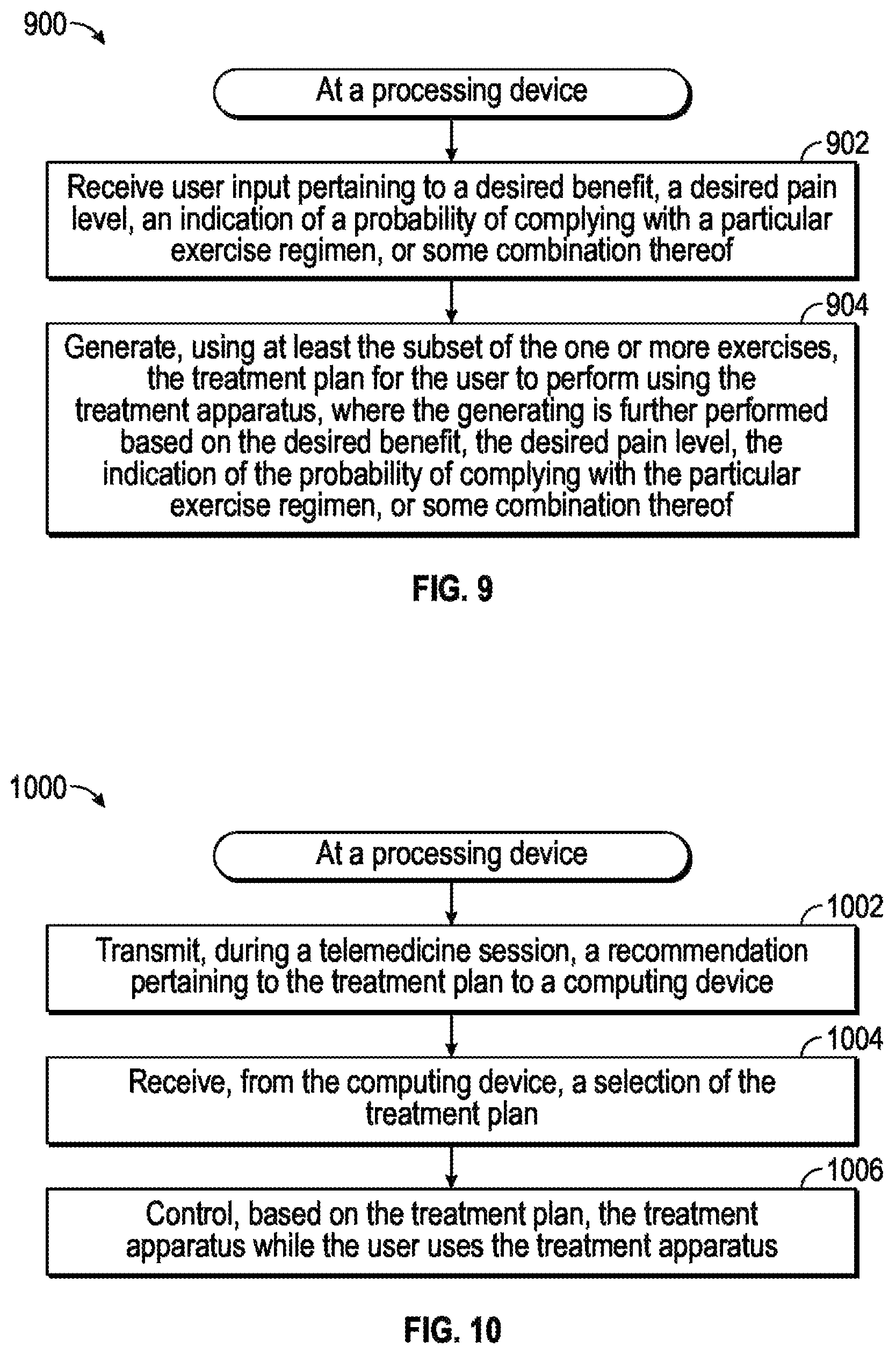 Patent US12367960 Figure 9 – System and method for using AI ML and telemedicine to perform bariatric rehabilitation via an electromechanical machine